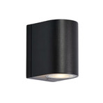 LED venkovní nástěnné svítidlo Alor, černé, 1 svítidlo, IP65, stmívatelné