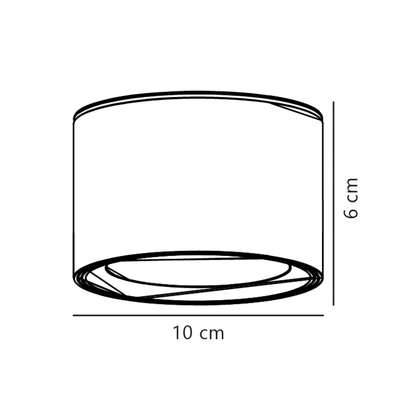 LED downlight Fallon 3-step-dim, fehér/acél LED downlight Fallon 3-step-dim, fehér/acél