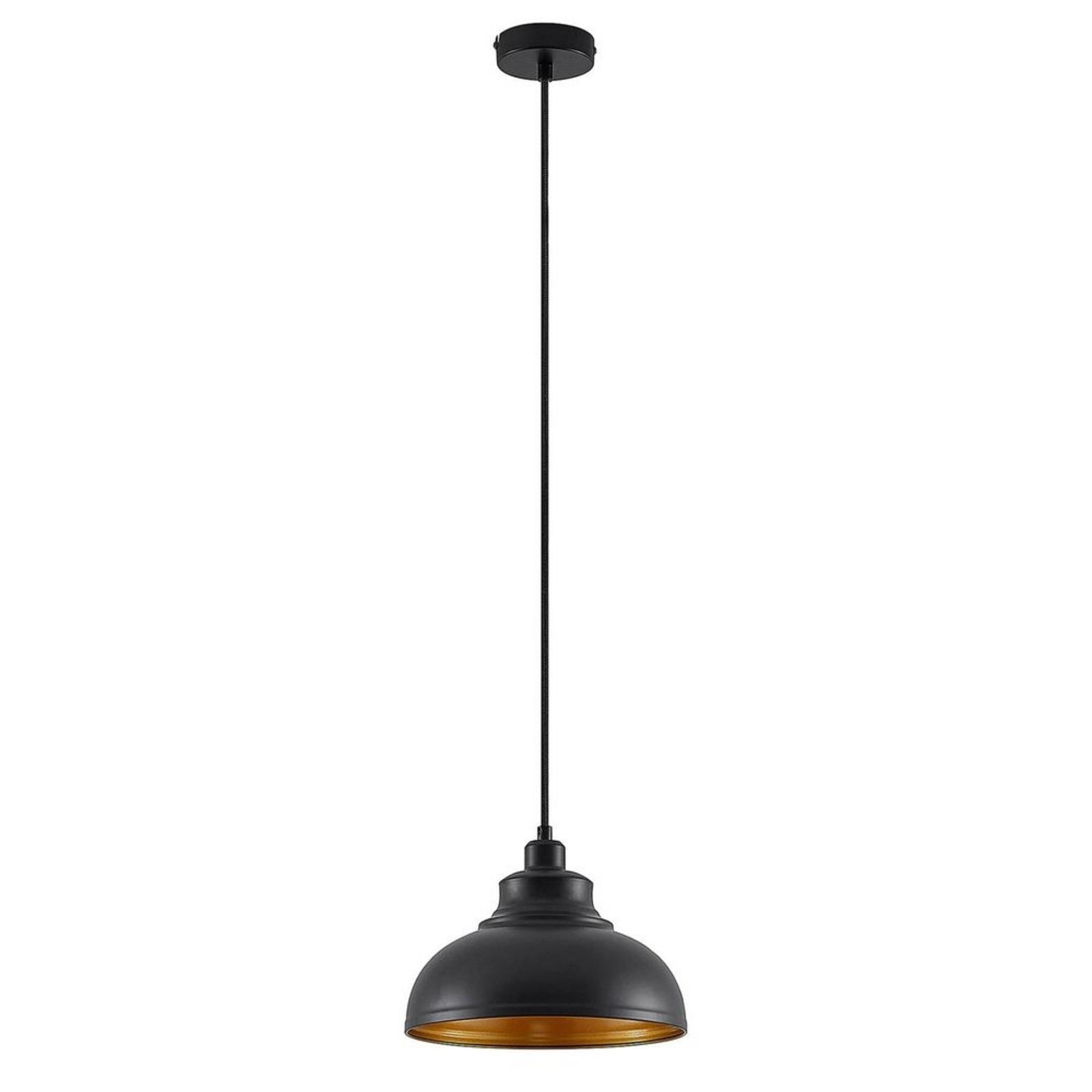 Emna Lustră Pendul Black/Gold - Lindby