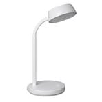 Lámpara de mesa LED MAULabby, blanca, altura 30 cm