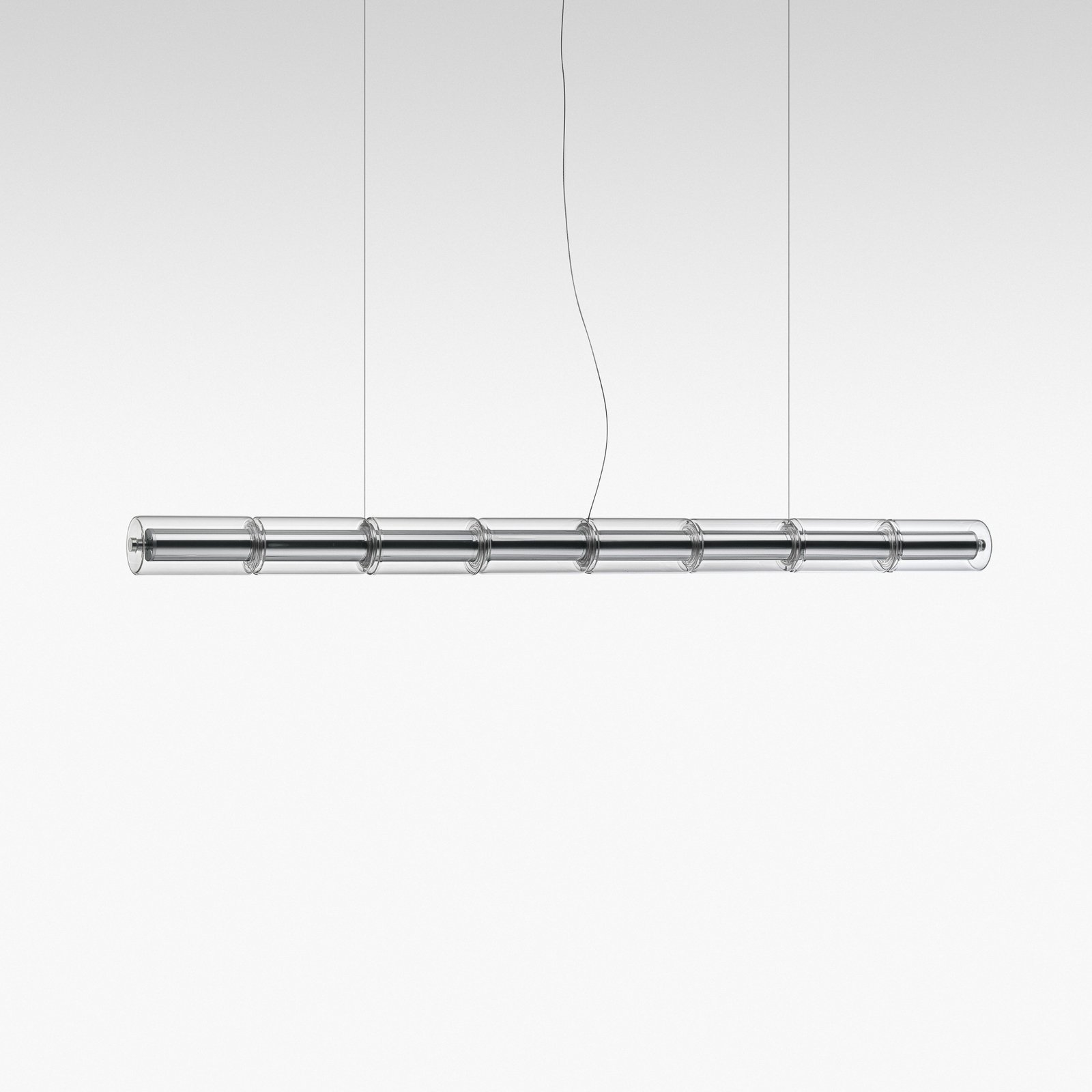FLOS LED-Hängeleuchte LUCE CILINDRICA S1, Glas