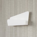 Aplique de pared Euluna Seraphine con pantalla blanca