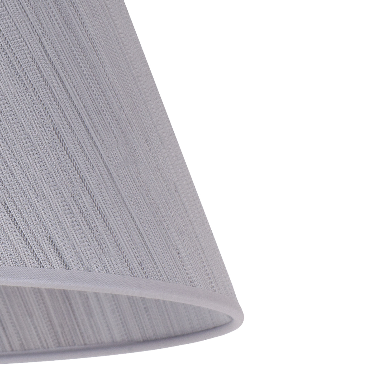 Sofia lampshade height 31 cm, silver striped