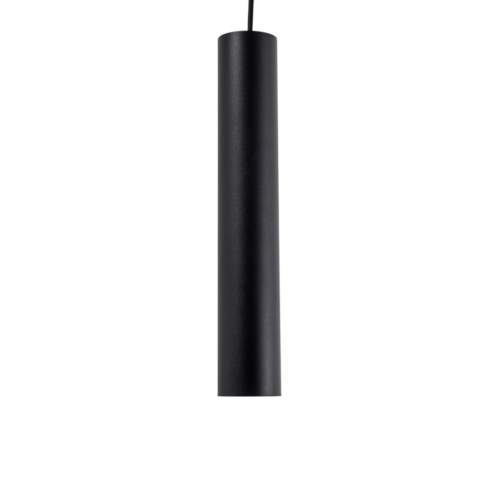 Lampa wisząca Omera, czarna, stal Ø 8 cm