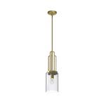 Kimrose pendant light, 1-bulb, brass