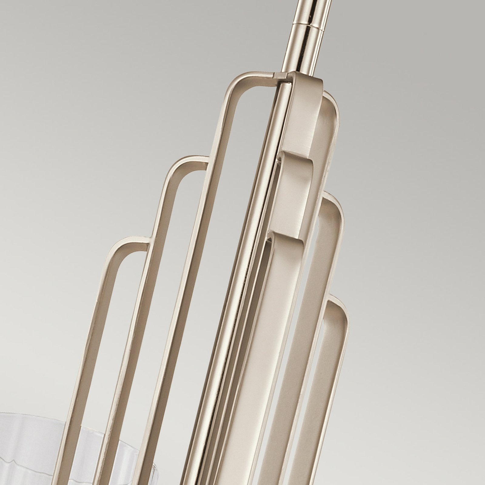 Kimrose pendant light, 3-bulb, polished nickel