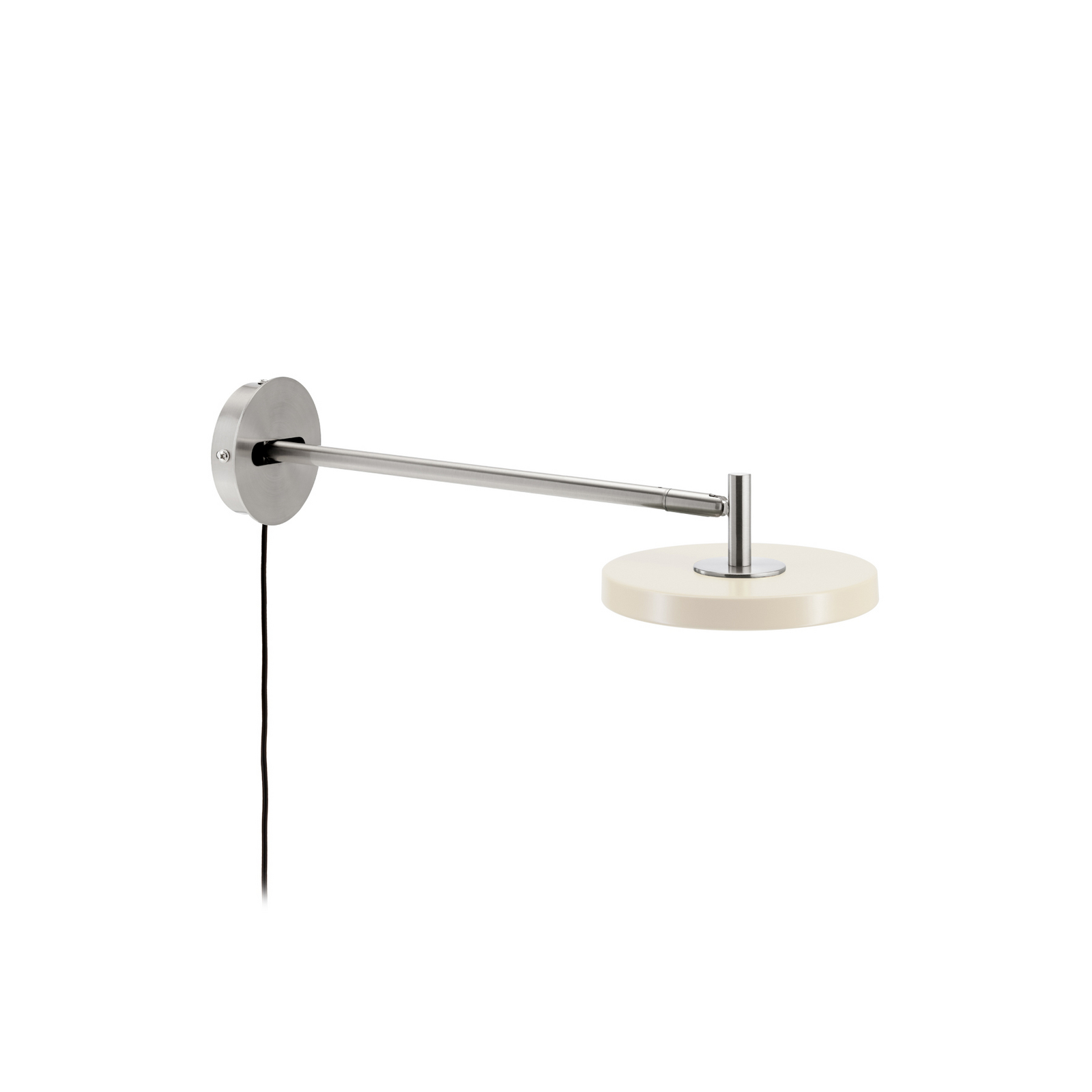 UMAGE LED-Wandlampe Asteria Long, weiß, Stahl, Stecker