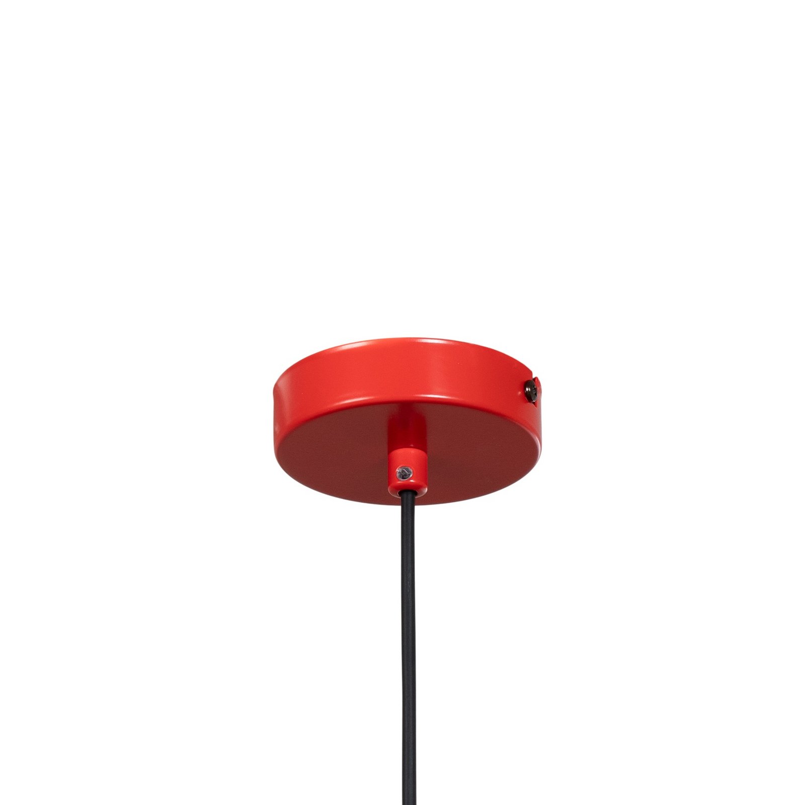 Hängeleuchte Plato, rot, Metall, Ø 38 cm, E27