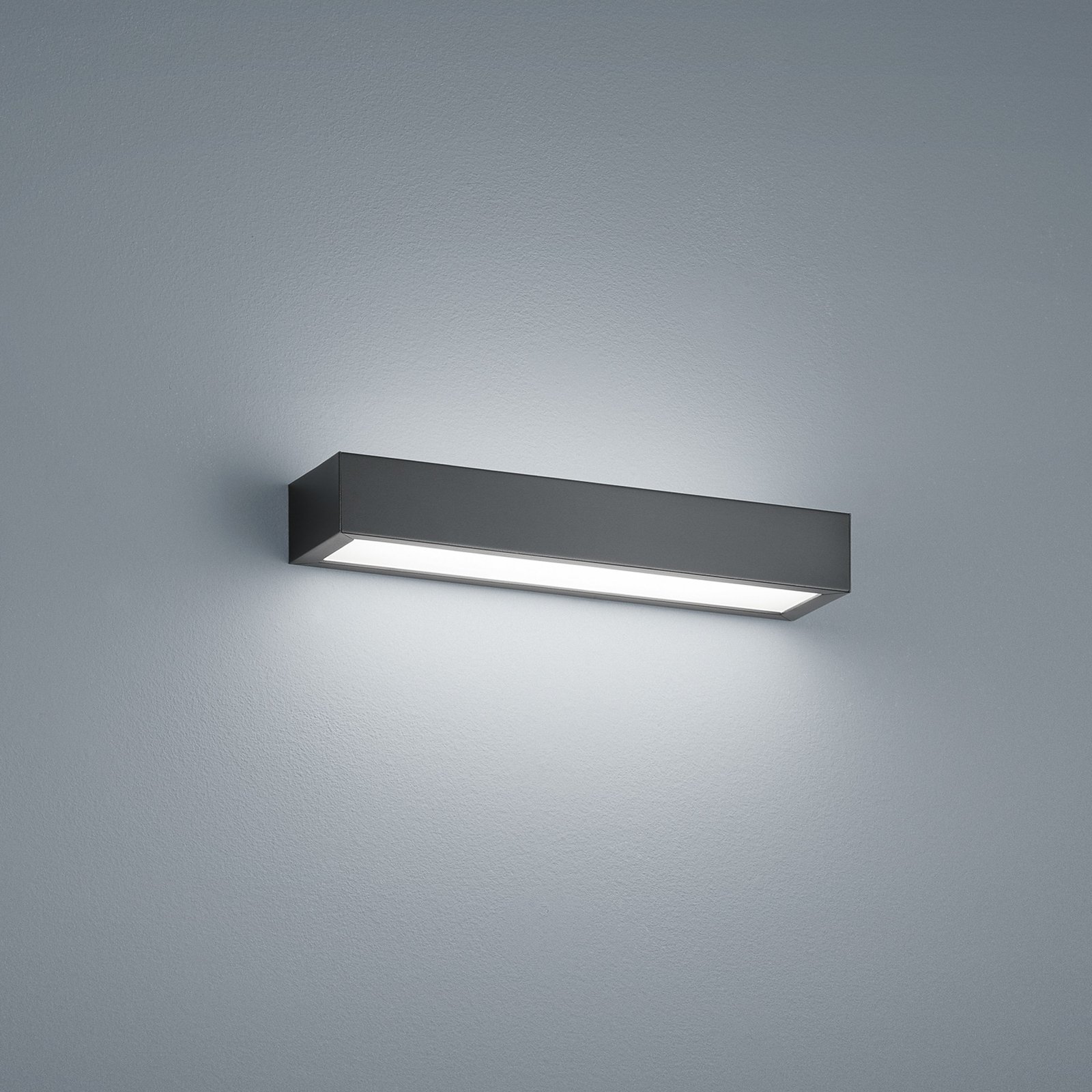 Helestra Theia LED-Wandleuchte, IP44, matt schwarz
