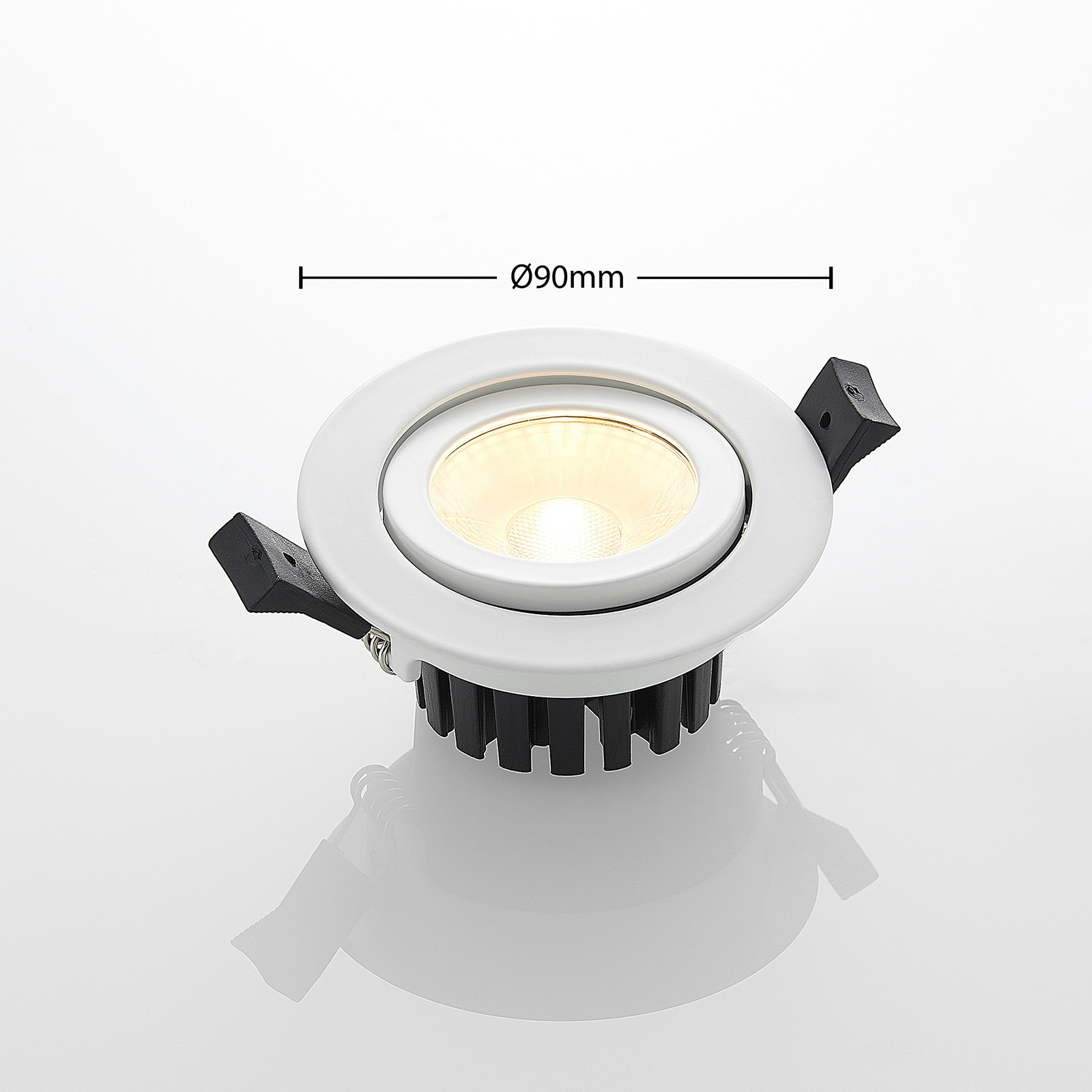 Arcchio Nabor LED-downlight 36° 2700K, IP65, 8,2W