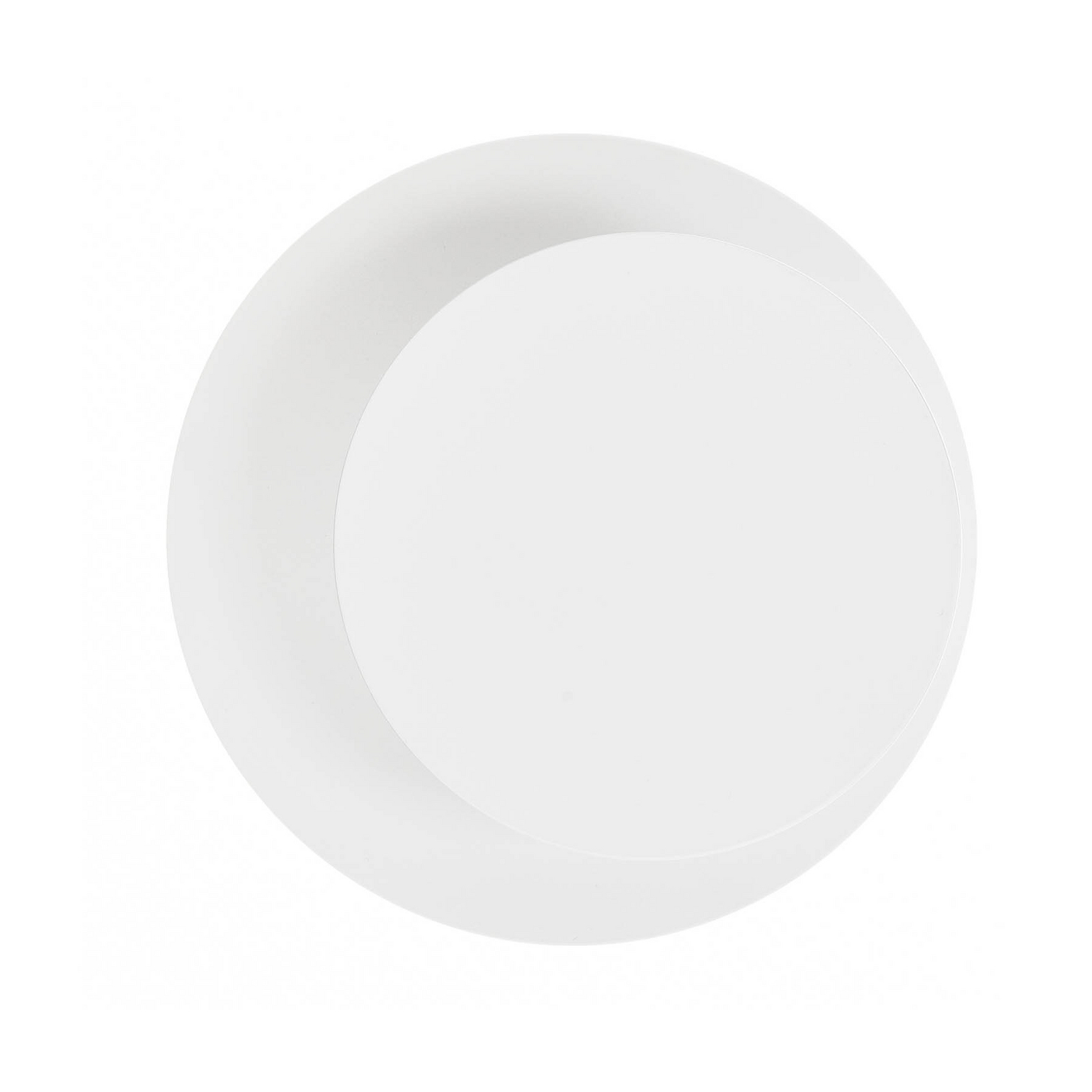 Circle wall light in a round shape, white