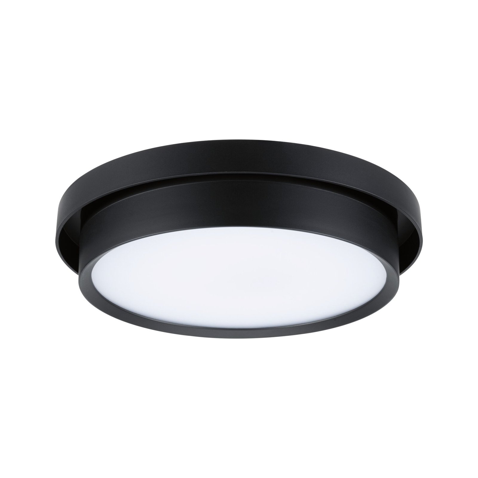 Malik LED Plafonnier 3-step Dim. Matt Noir - Paulmann