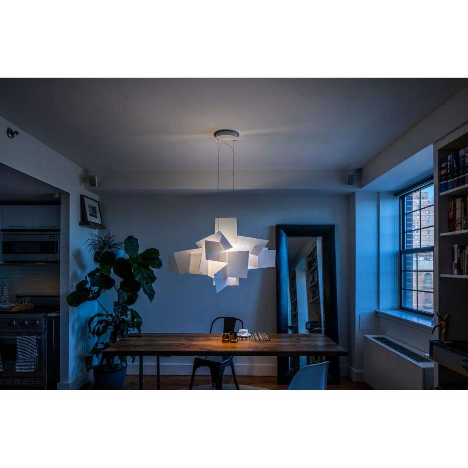 Big Bang LED Lustră Pendul Dimmable 10m White - Foscarini