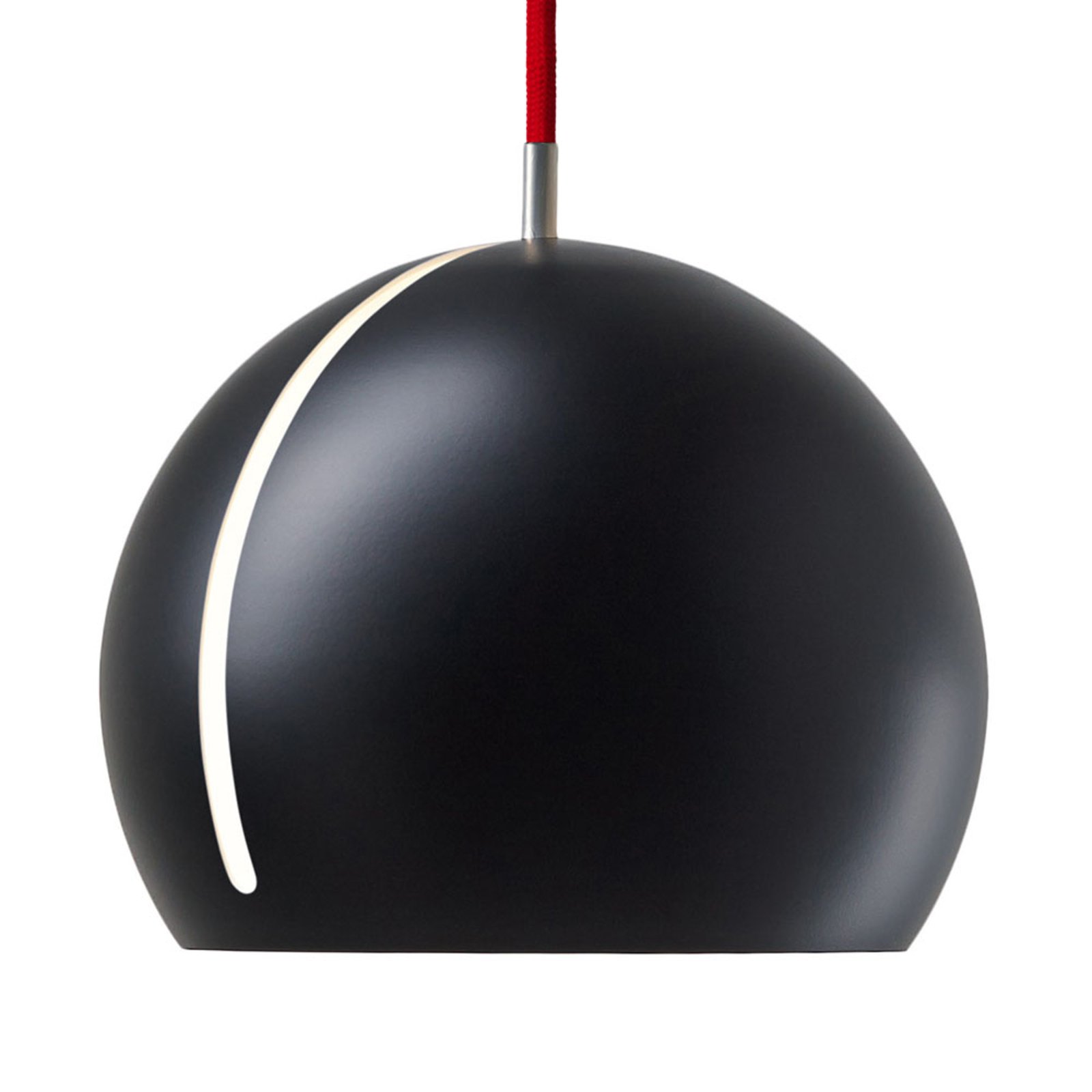 Nyta Tilt Globe hanging light, red 3m cable