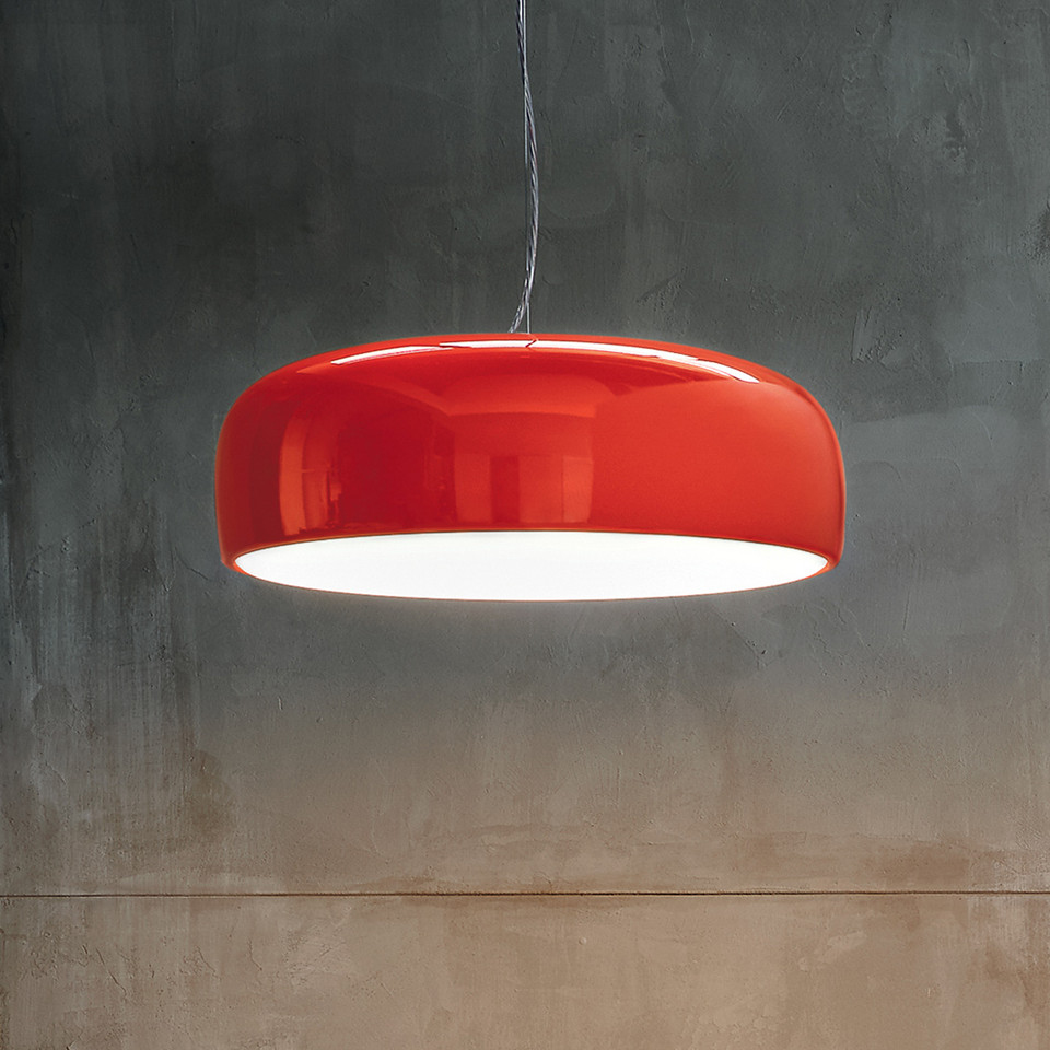Flos Smithfield S Pro pendellampa, röd från Flos