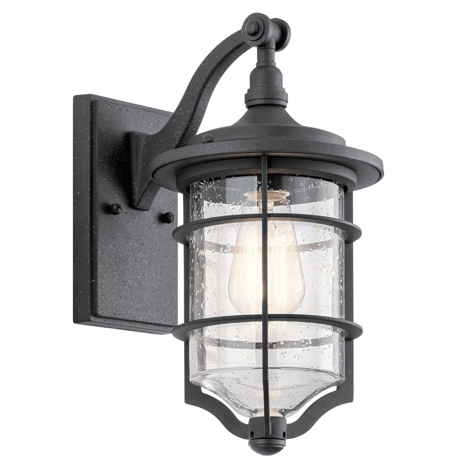 Kichler KL-ROYAL-MARINE2-S Wandleuchte Royal Marine 1xE27 60W Stahl schwarz H337cm B178cm IP44 dimmbar