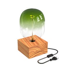 Calex Square Wood lampa stołowa z drewna