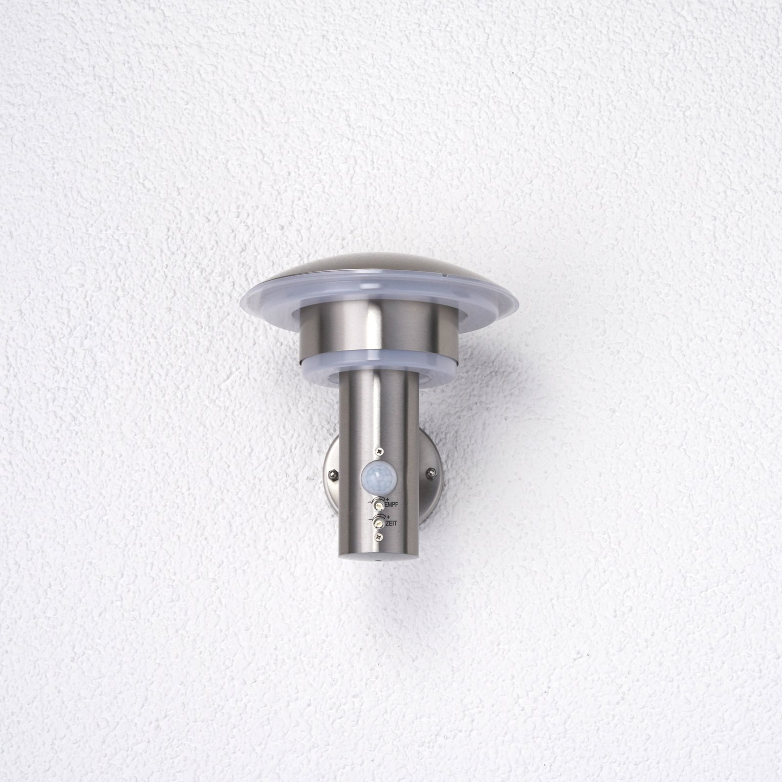 Aplique de exterior Lillie con sensor Steel - Lindby
