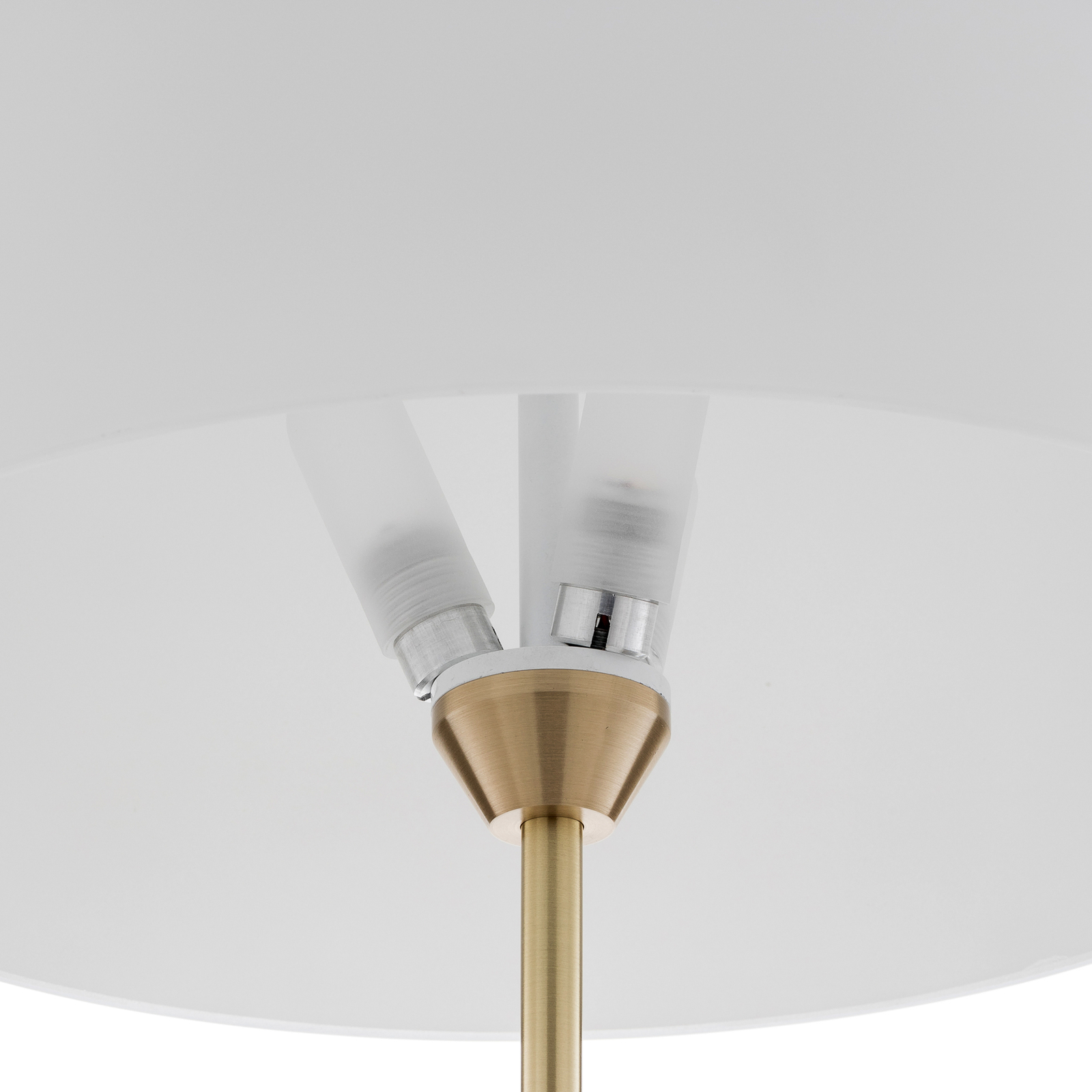 Rothfels Laurena LED floor lamp glass, brass