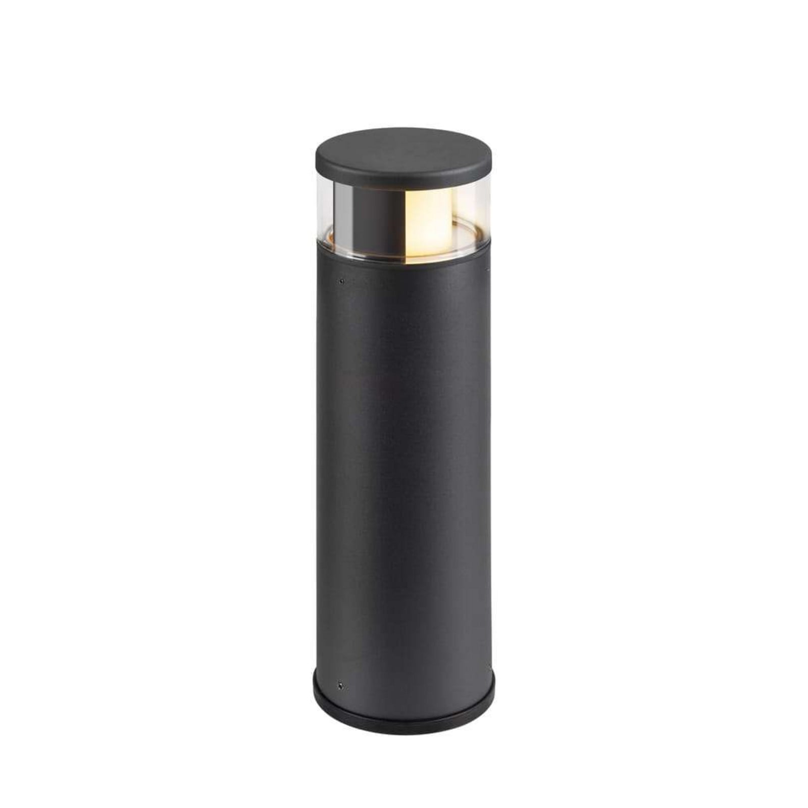 M-Pol Flat pullert, 30 cm, Shader/antracit, DALI SLV - Aluminium