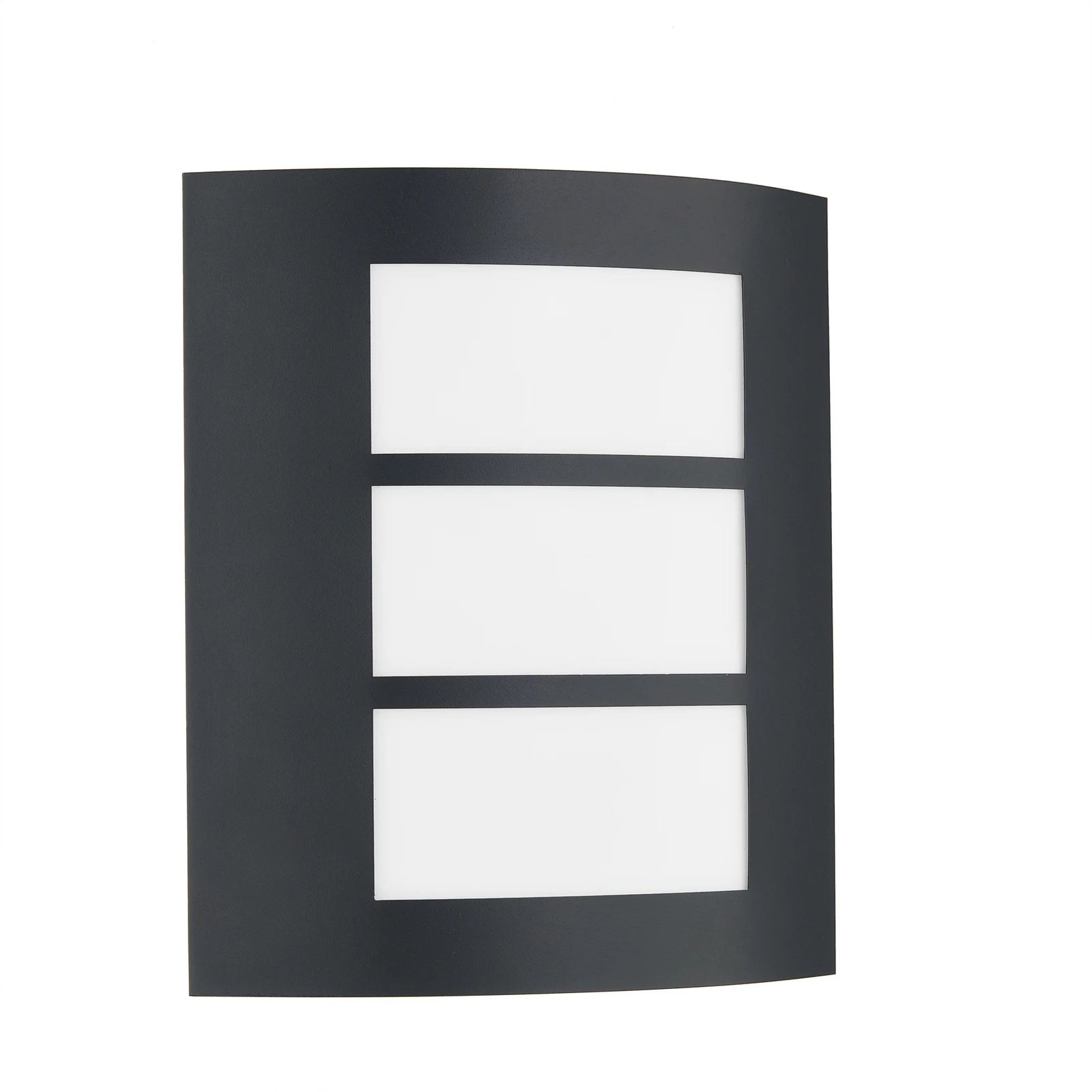 Lindby candeeiro de parede exterior Vimal, E27, 26 cm, preto, alumínio