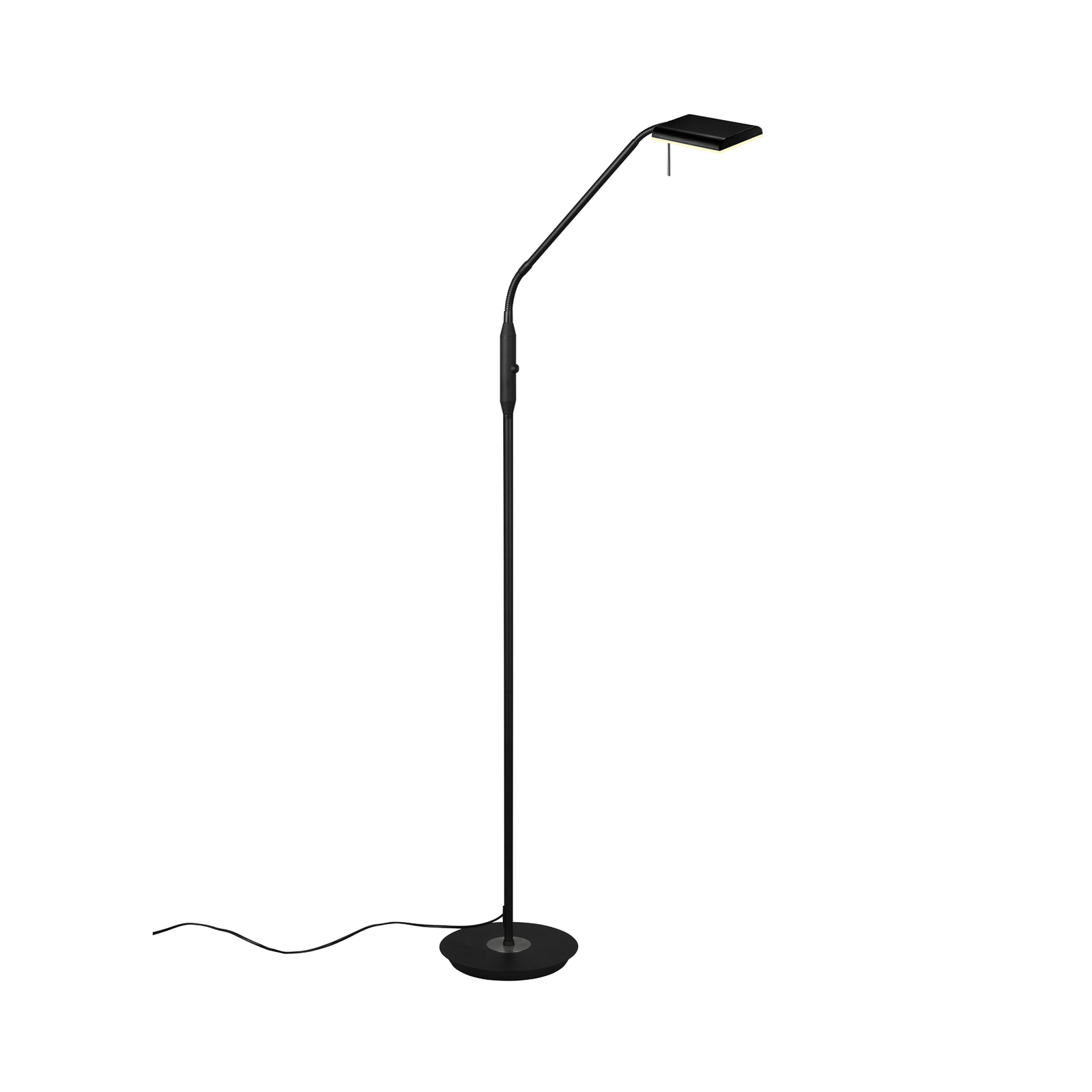 Lindby Gilead LED-Stehlampe, CCT, schwarz, Dimmer