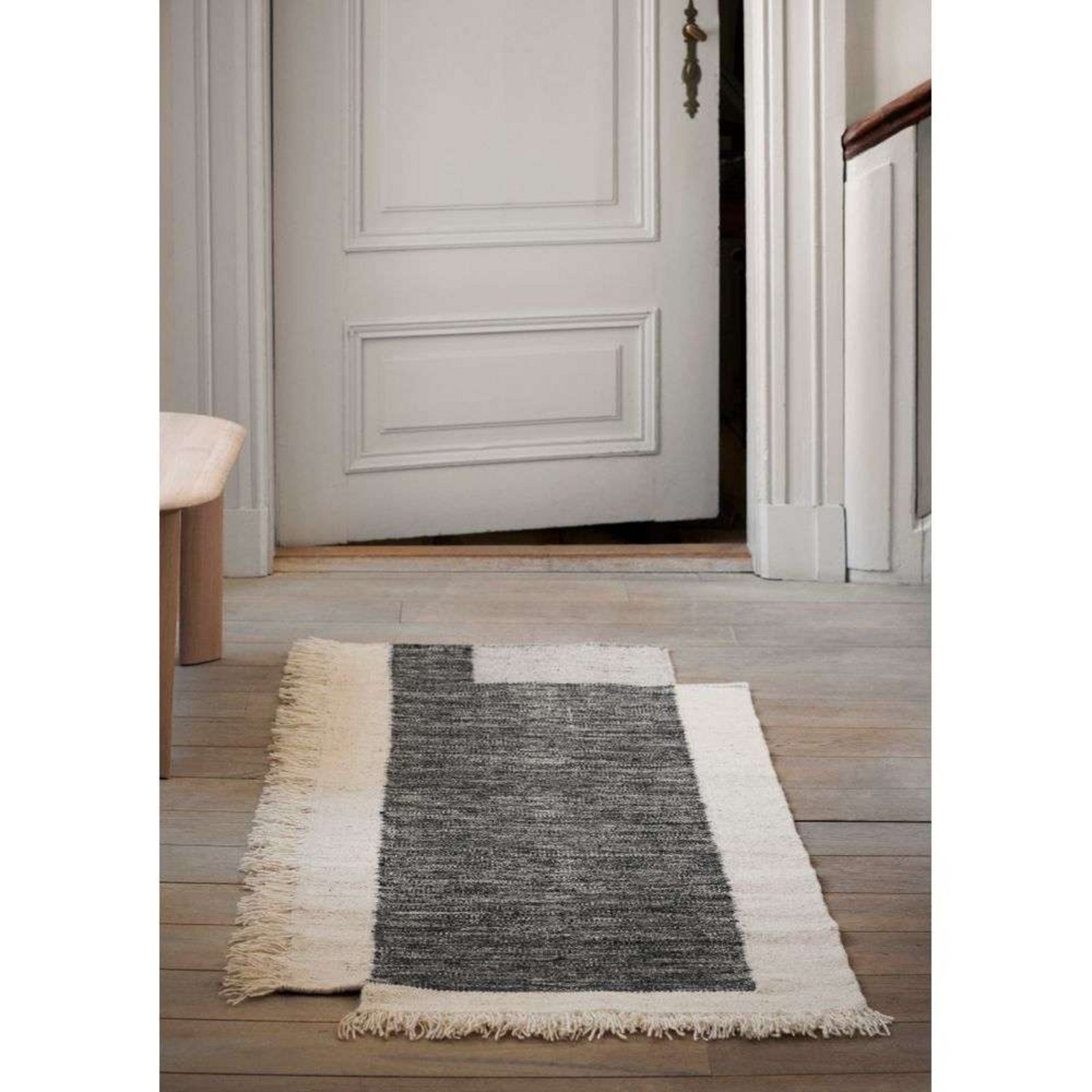 Counter Rug 140 x 200 Charcoal/Off-White - ferm LIVING