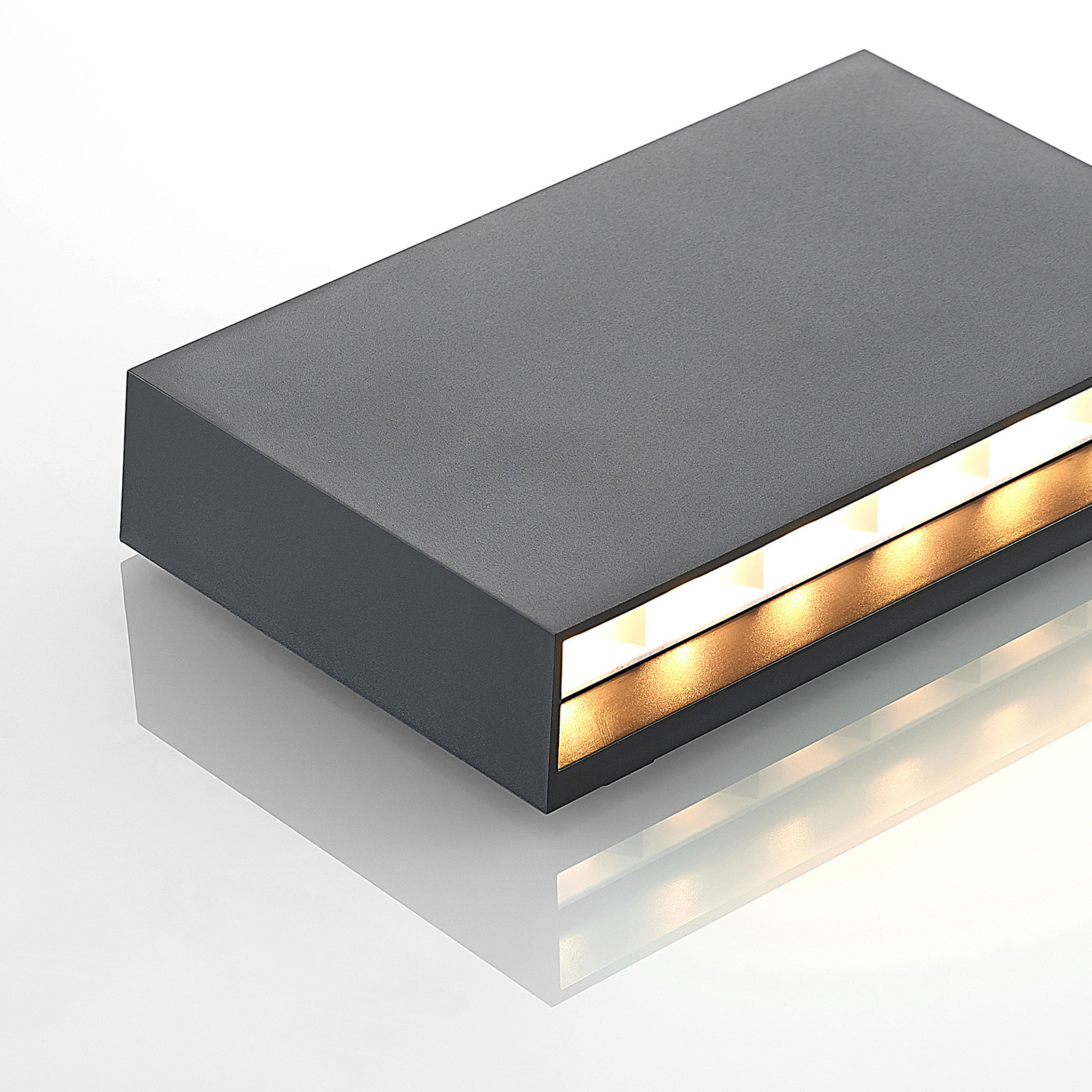 Lindby Jarte aplique LED de exterior, 20 cm down