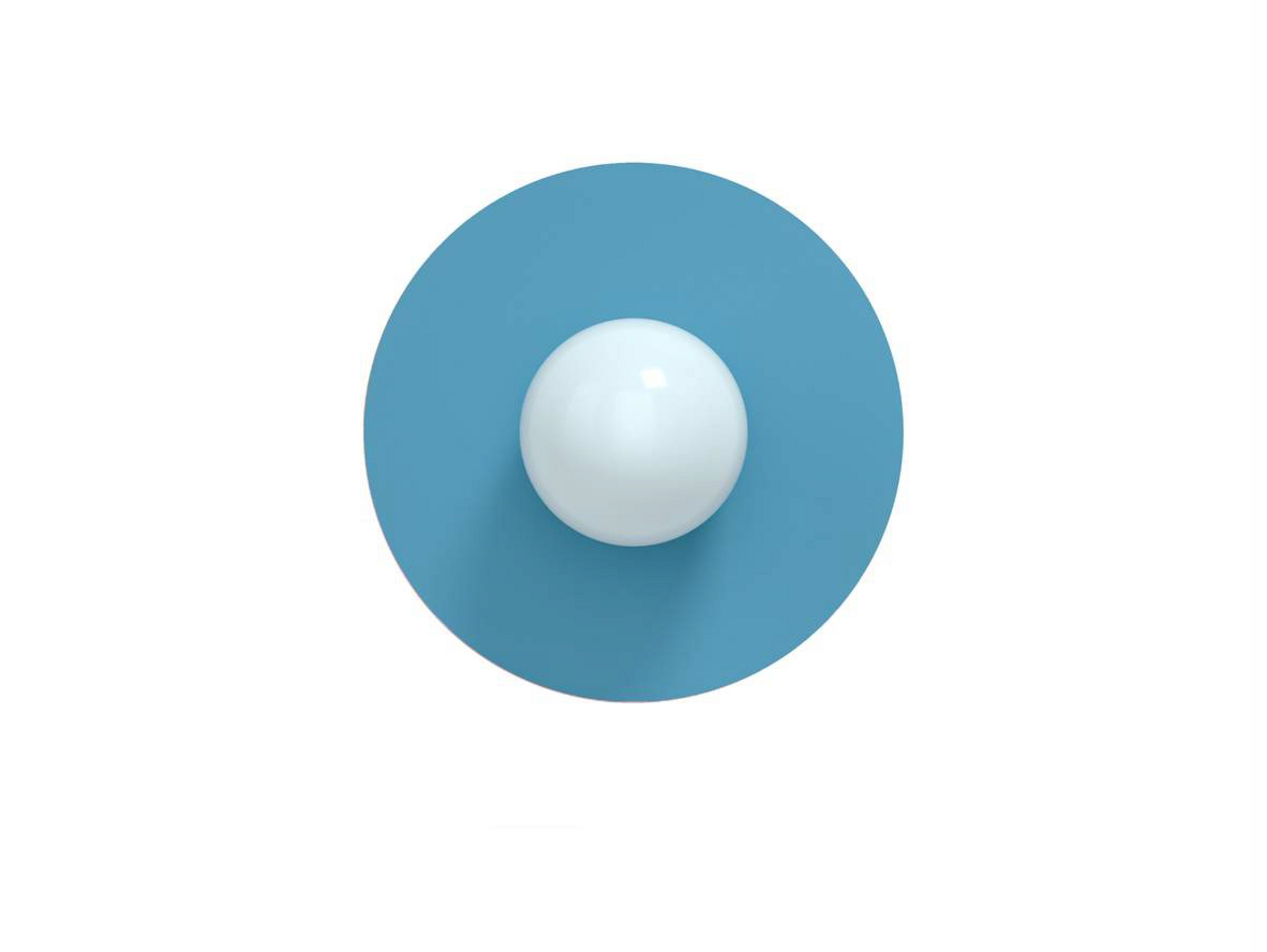 Candy Big Circle 360 S wandlamp, blauw - Swedish Ninja