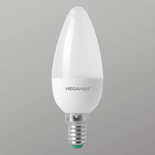 Lampe LED bougie E14 3,5W opale 2 800 K
