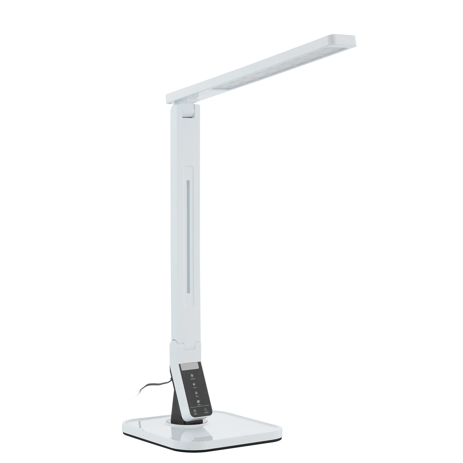 Lindby LED-Schreibtischleuchte Eleni, weiß, CCT, dimmbar
