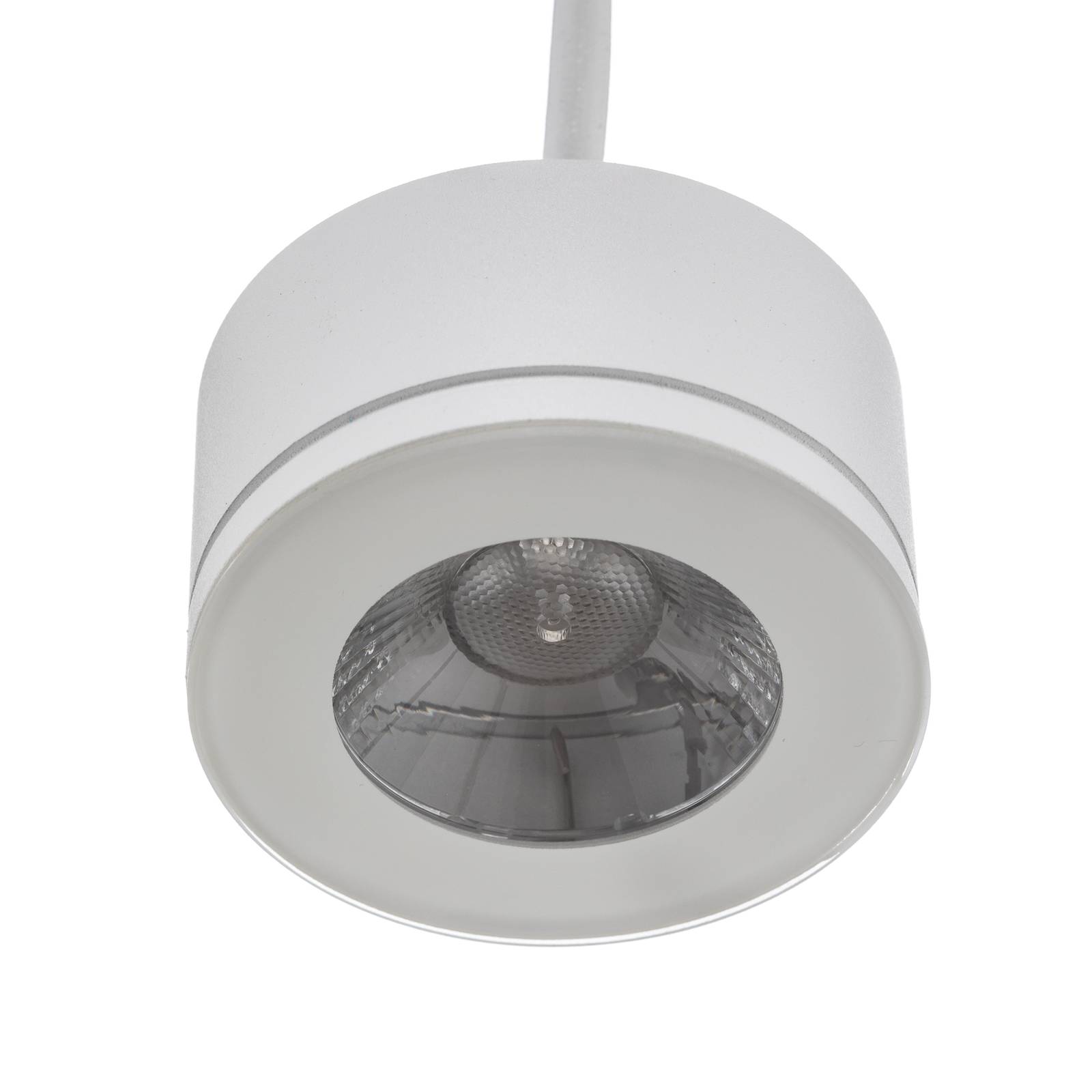 EGG downlight LED Newton, biały, 30°, 3000 K Ø 6,3 cm IP54