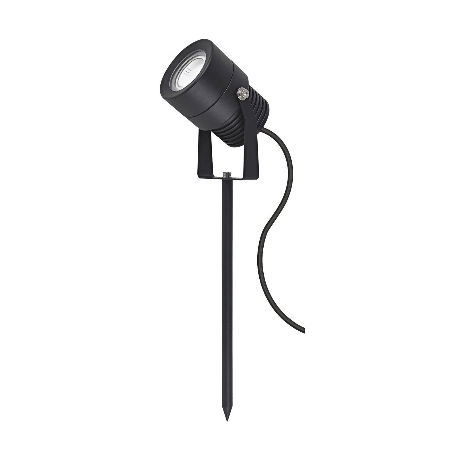 Erdspießstrahler 5118, schwarz, Metall, Ø 5,7 cm, IP65, GU10