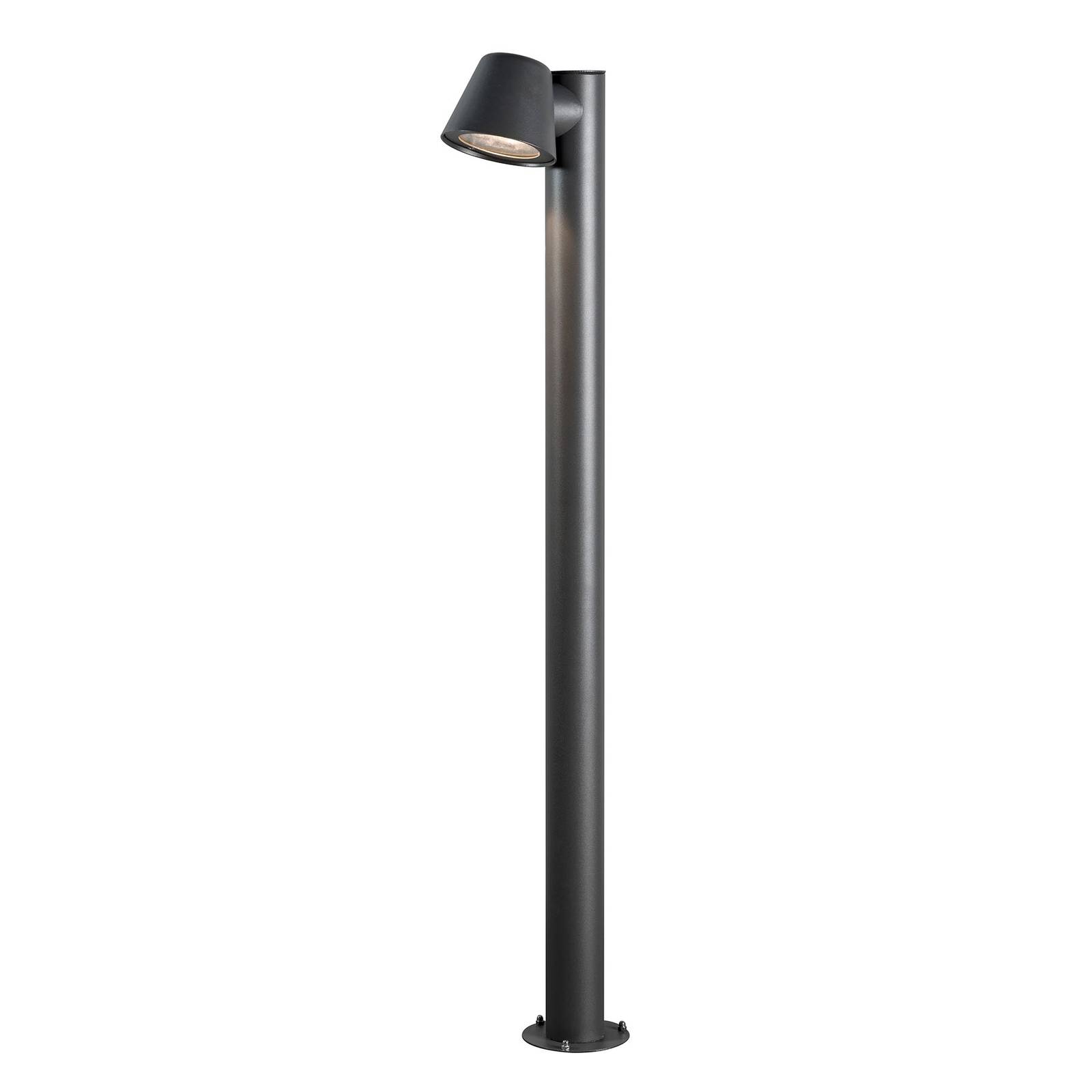 Borne lumineuse Trieste en aluminium anthracite