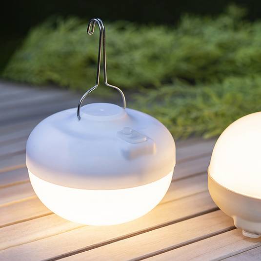 NEWGARDEN Gartenleuchte LED Akku Lichtobjekt Cherry Bulb In Weiss 9w 900lm Ip54 Keine Angabe Leuchtmittel Enthalten Ja Fest Verbaut Led Warmweiss Gartenleuchten S0ybd0ww
