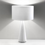 Lampe de table Costa Rica avec abat-jour blanc