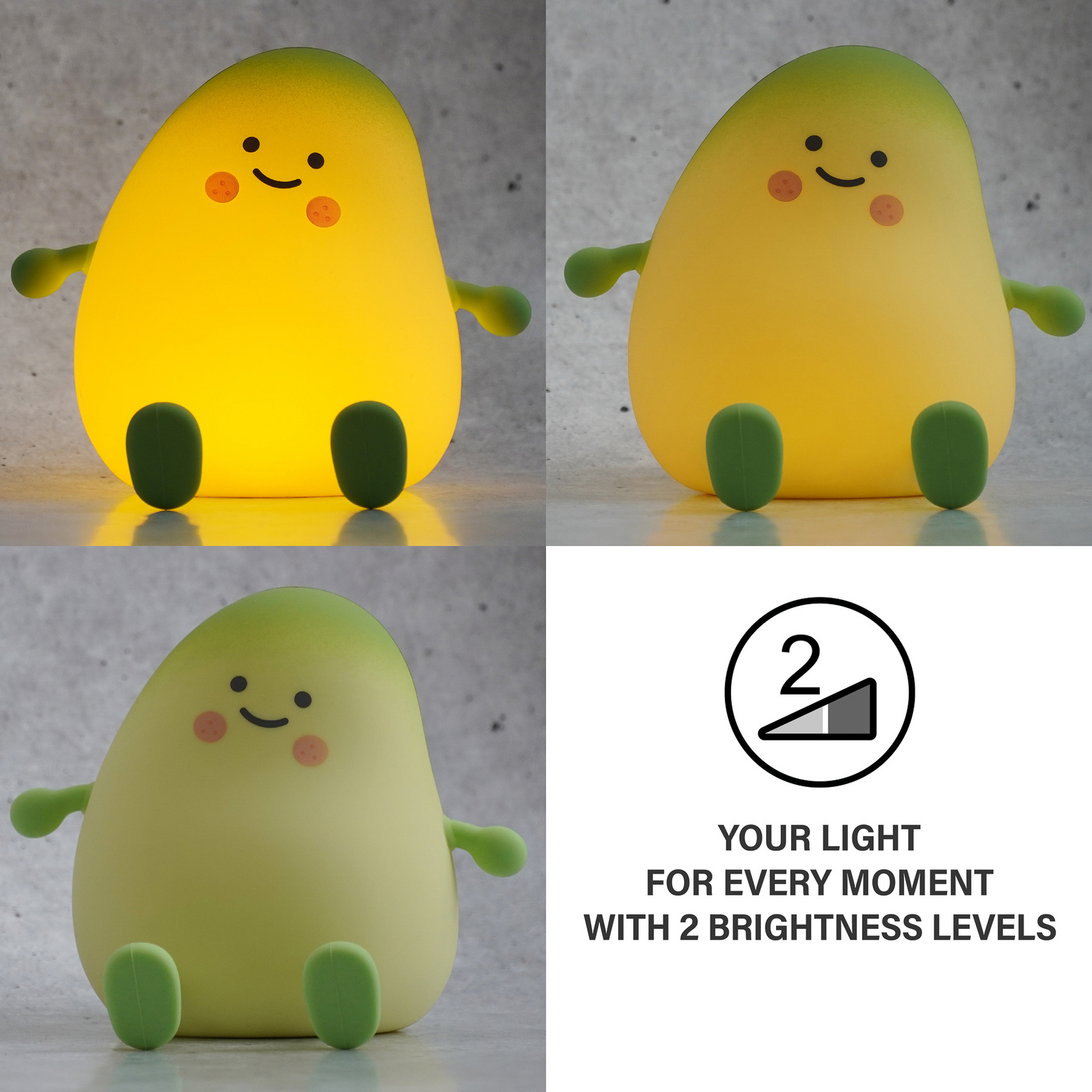 Lampe de chevet LED à accu Mango, blanc, minuterie, intensité variable