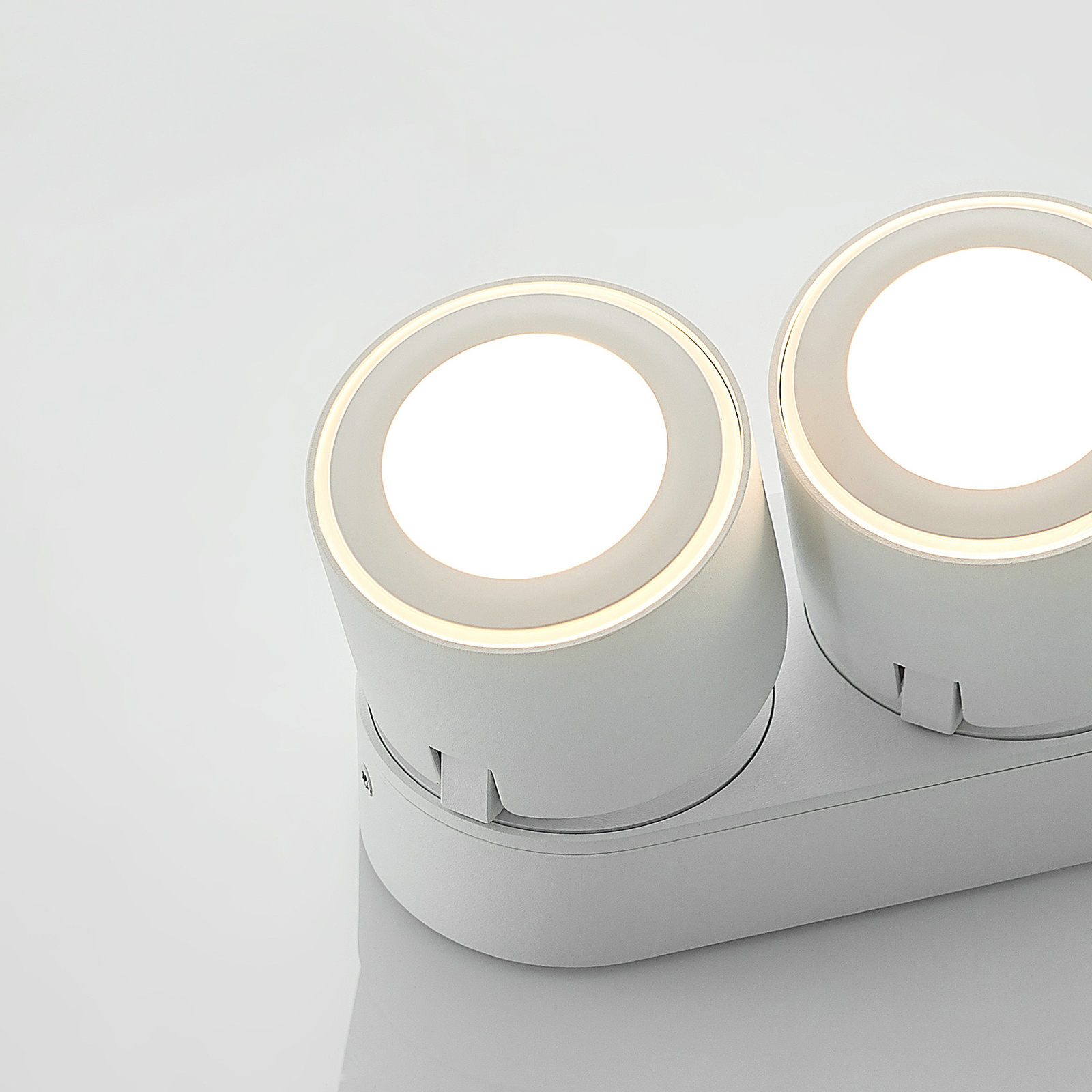 Lindby Lowie LED spot, 3-lamps, wit