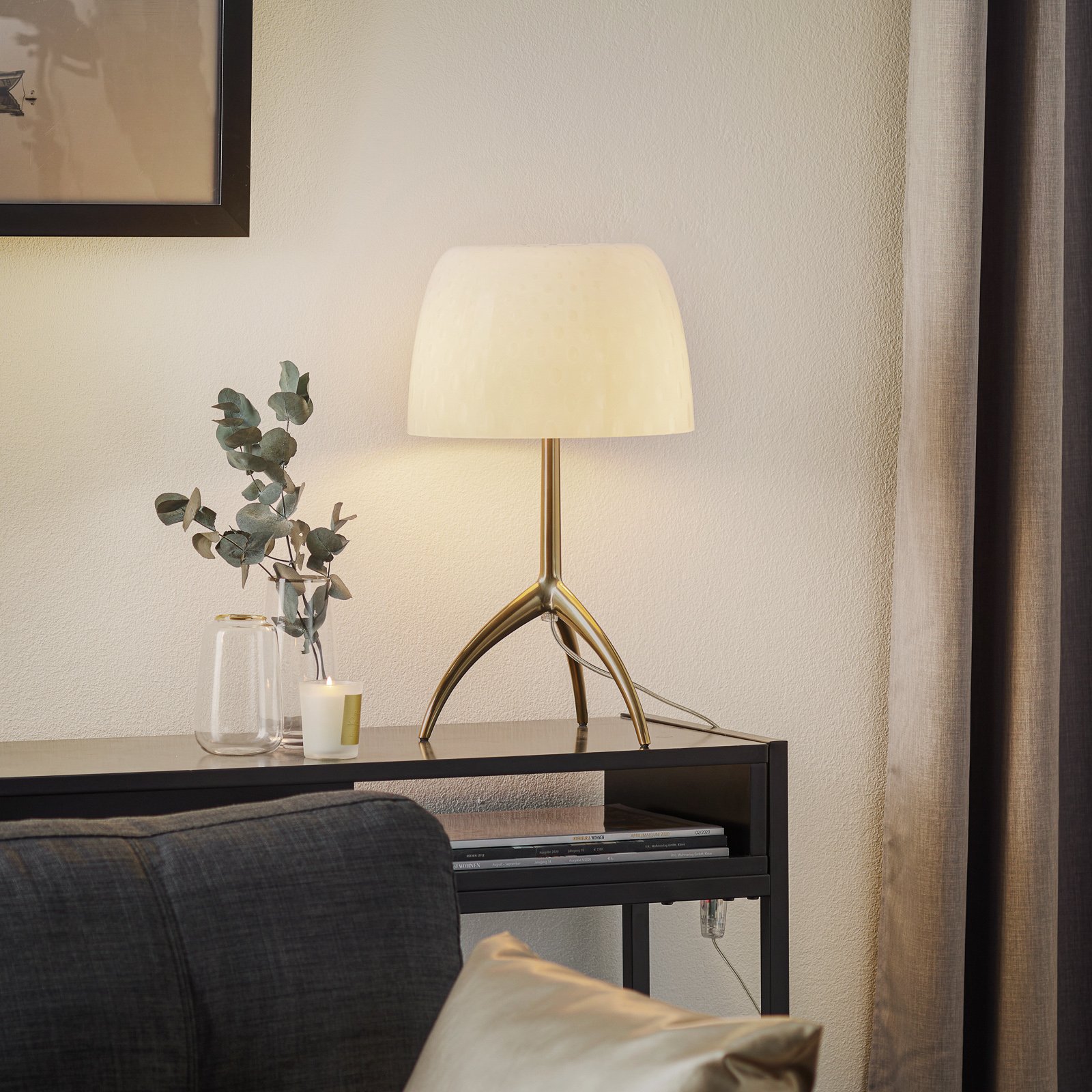 Lumiere Grande 30th Table Lamp Golden/Bulles Dimm. - Foscarini