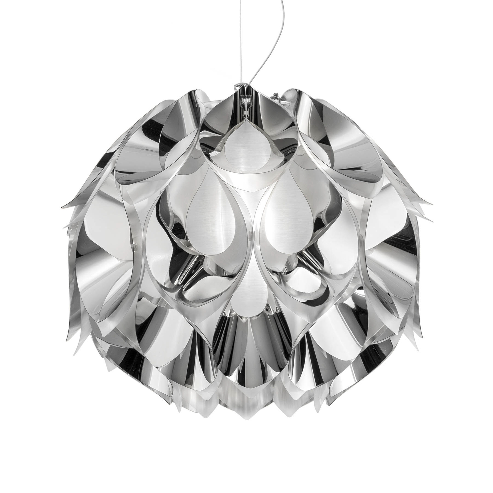Slamp Flora - designer függő lámpa, ezüst, 50 cm