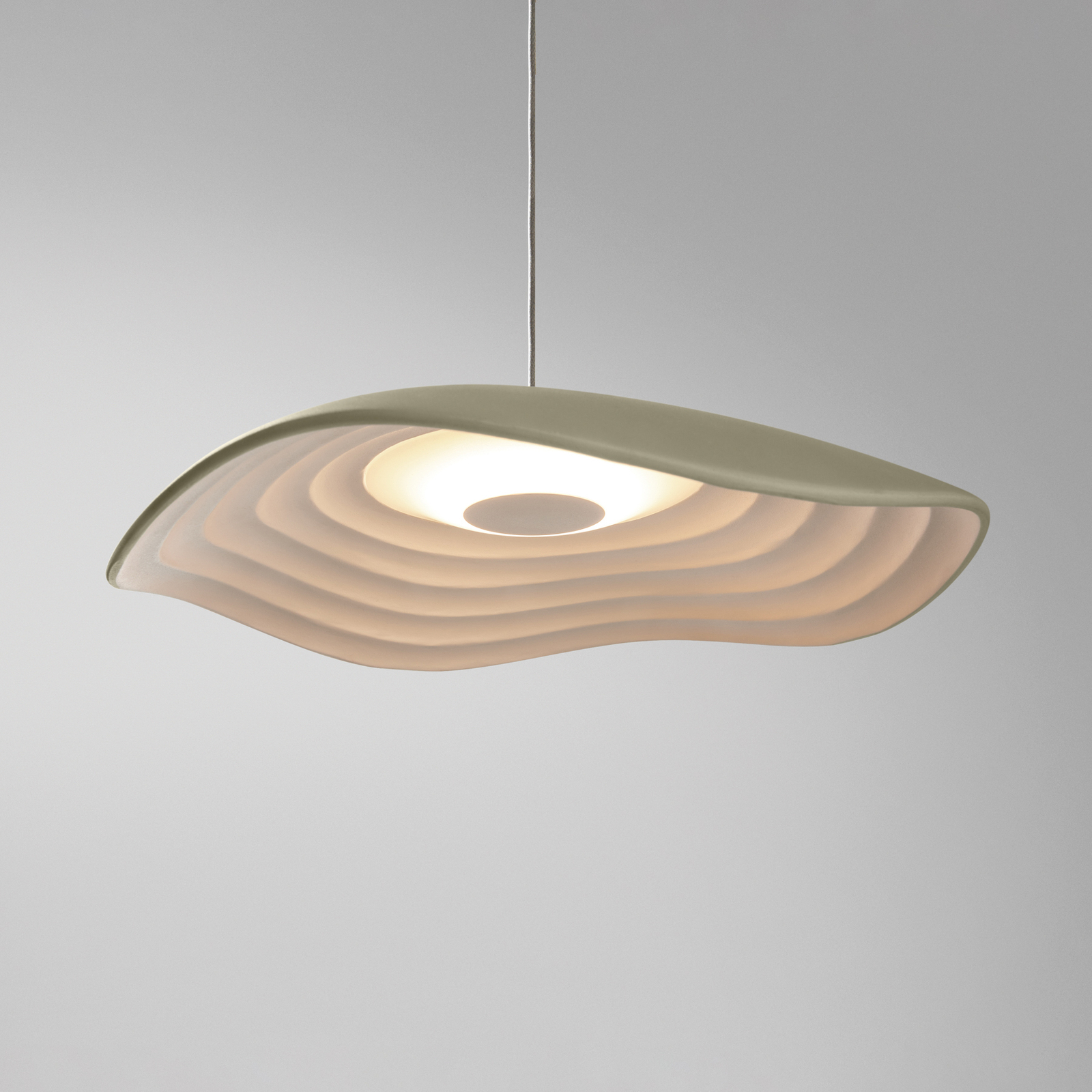 Bover LED-Hängeleuchte Valentina S24, Ø 24 cm, Aluminium
