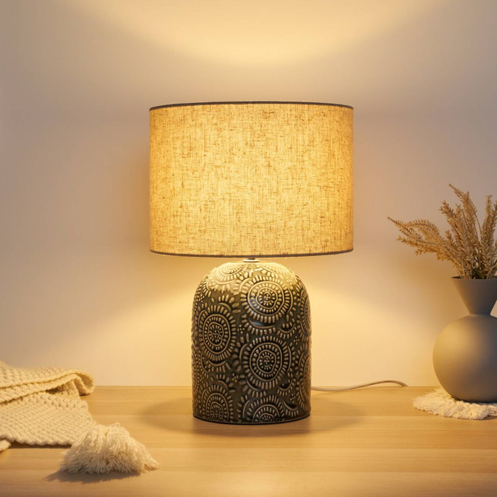 Pauleen Shiny Dreamer bordlampe med keramikkfot