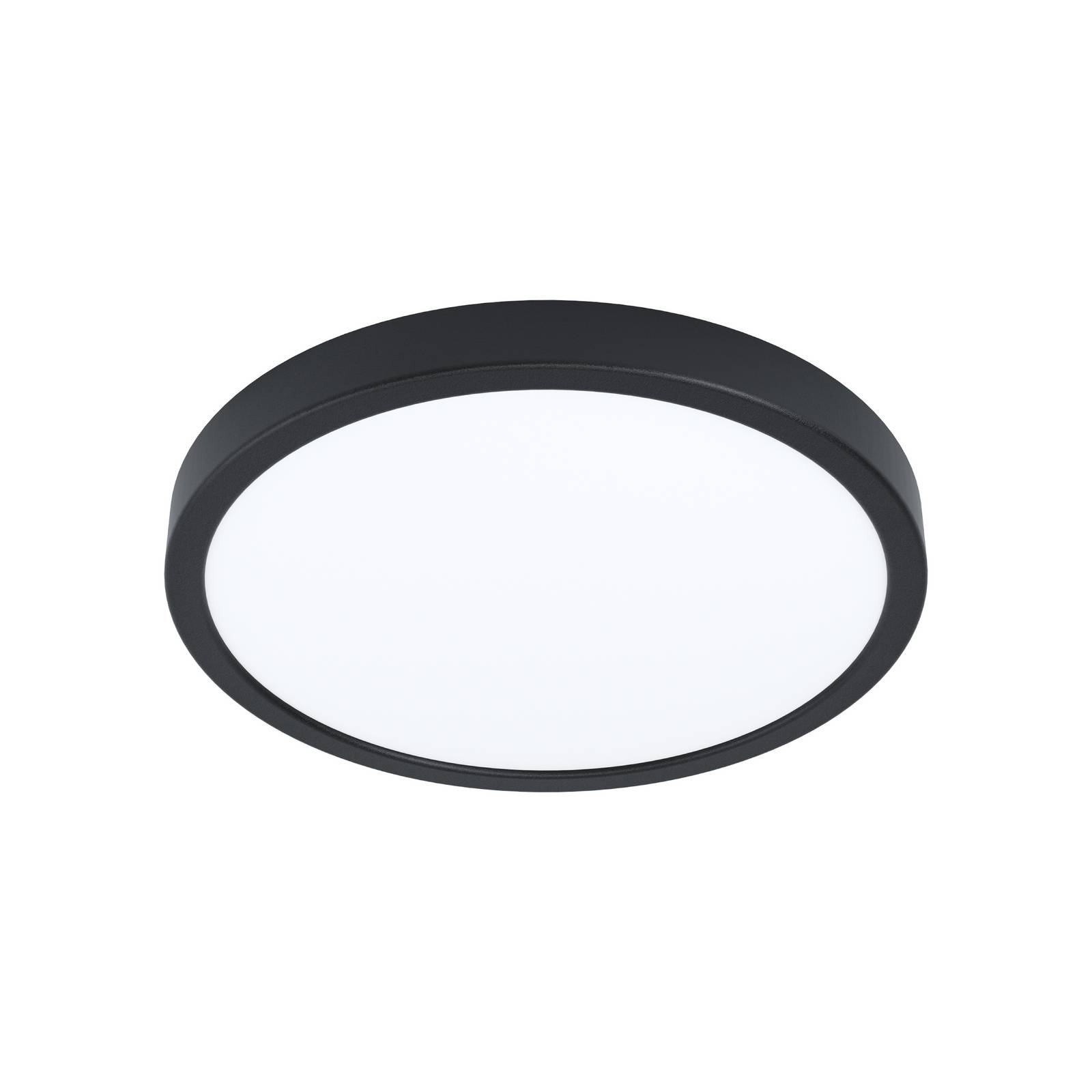 EGLO connect Oprawa natynkowa LED Fueva 6-Z, czarna, Ø27cm