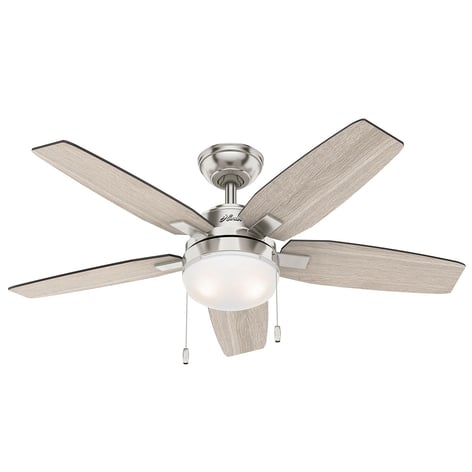 Hunter Arcot Fan With Light Grey, Hunter Ceiling Fan Customer Service