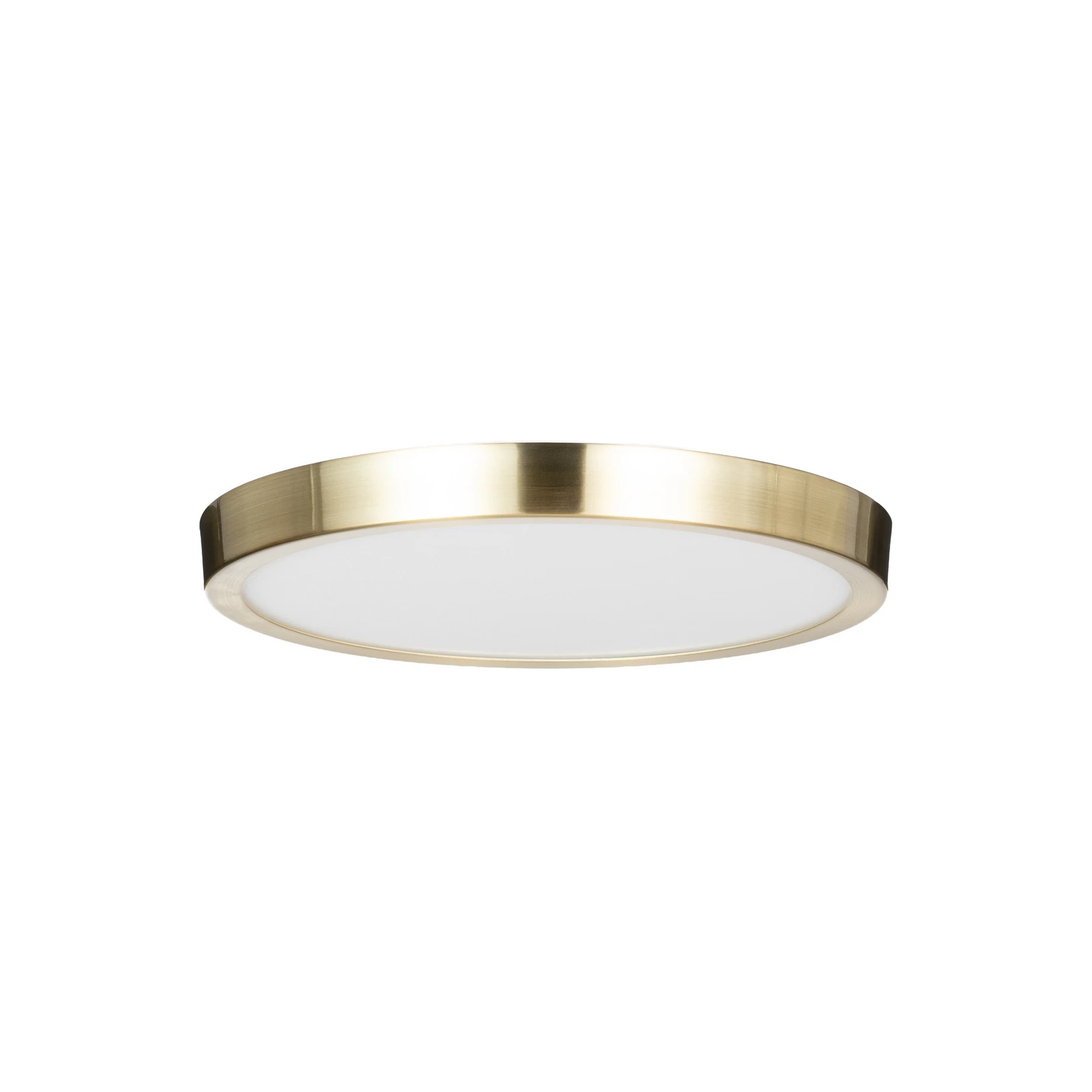 Plafonieră LED Lindby Sorela, Ø 24 cm, auriu, dimabil