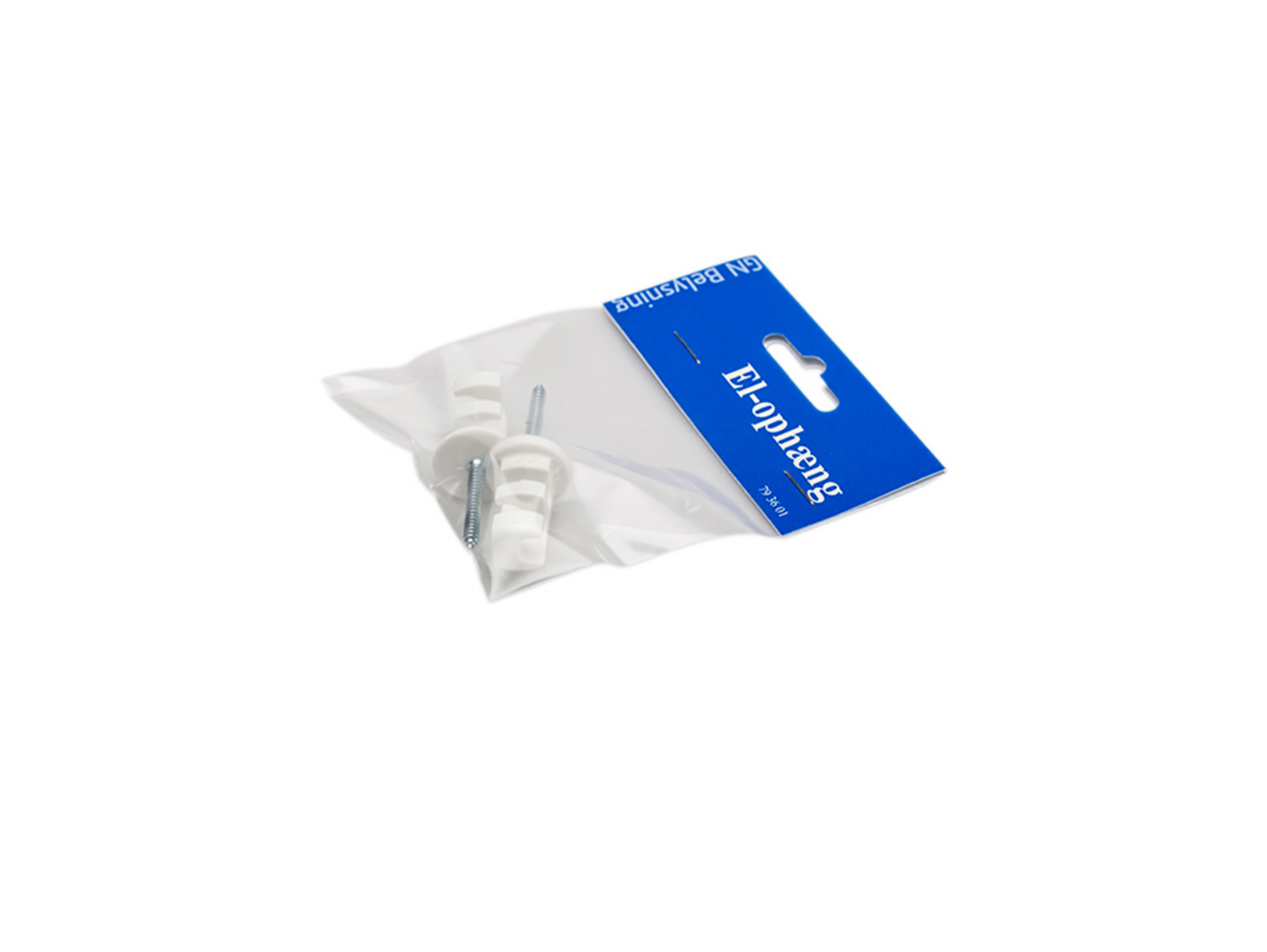 Electric Hanger w/screw 2-pack - White - GN