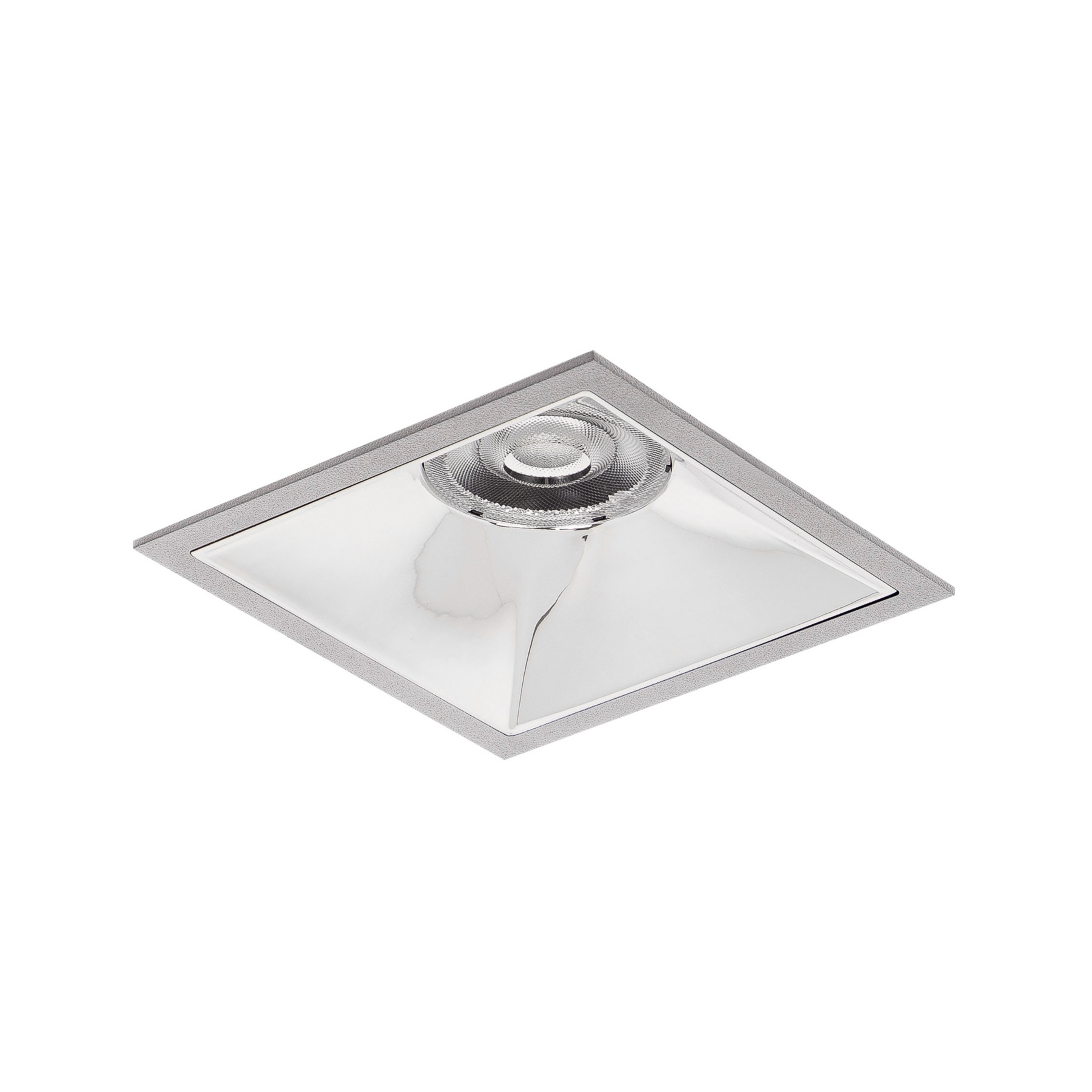 BRUMBERG Apollo Midi, gluds, leņķveida, DALI, 4000 K, sudraba krāsā