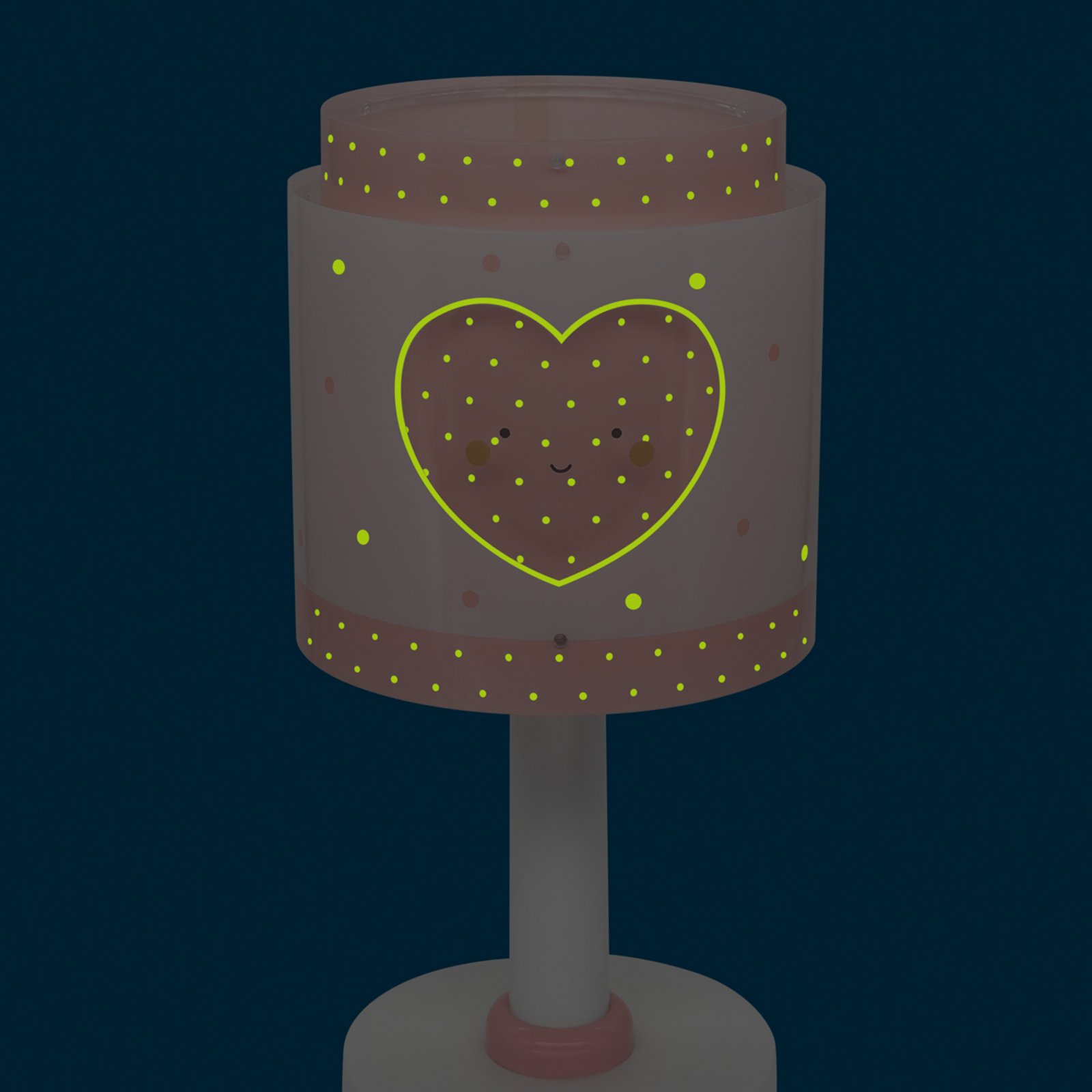 Lampe de table pour enfants Baby Dreams, rose, G4, Ø 15 cm
