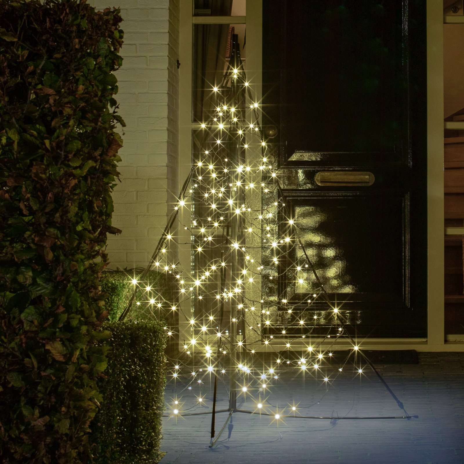 Fairybell Mast-Weihnachtsbaum 240 blink-LED 150cm