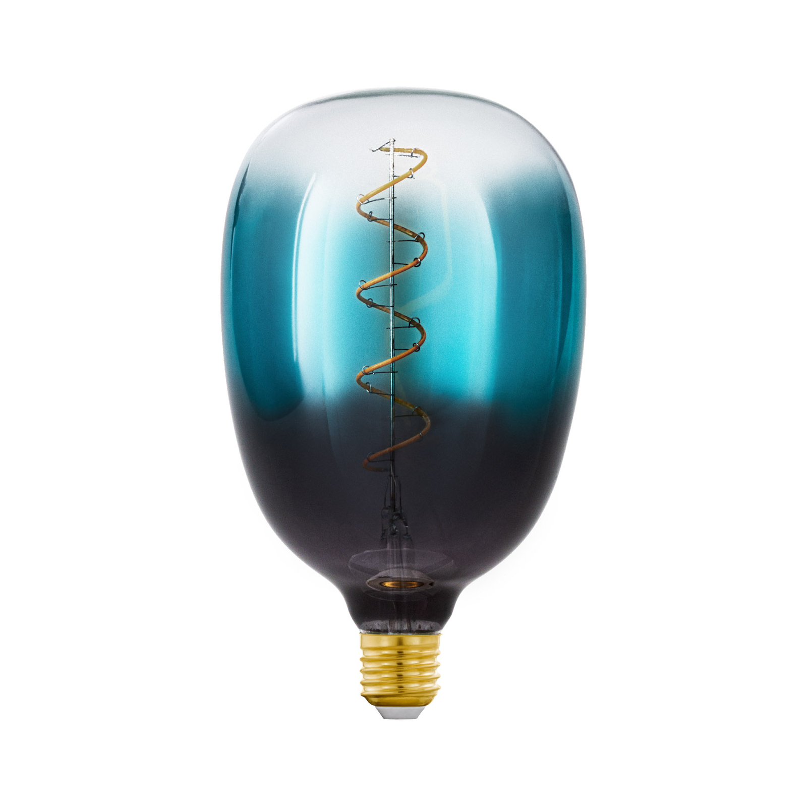 LED-Lampe E27 4W T120 2.000K Filament blau dim